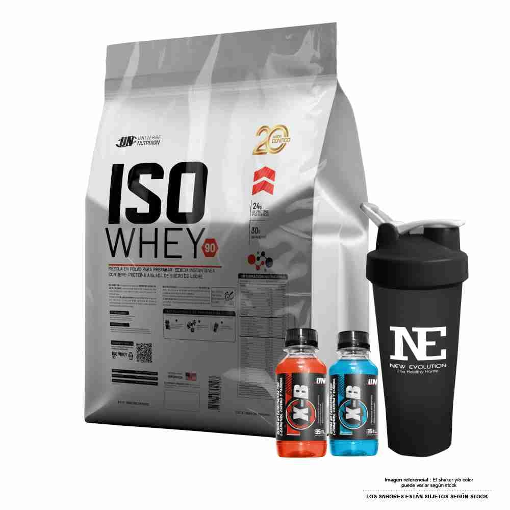 UNIVERSE NUTRITION ISO WHEY 90 5 KG. CHOCOLATE + SHAKER - 1