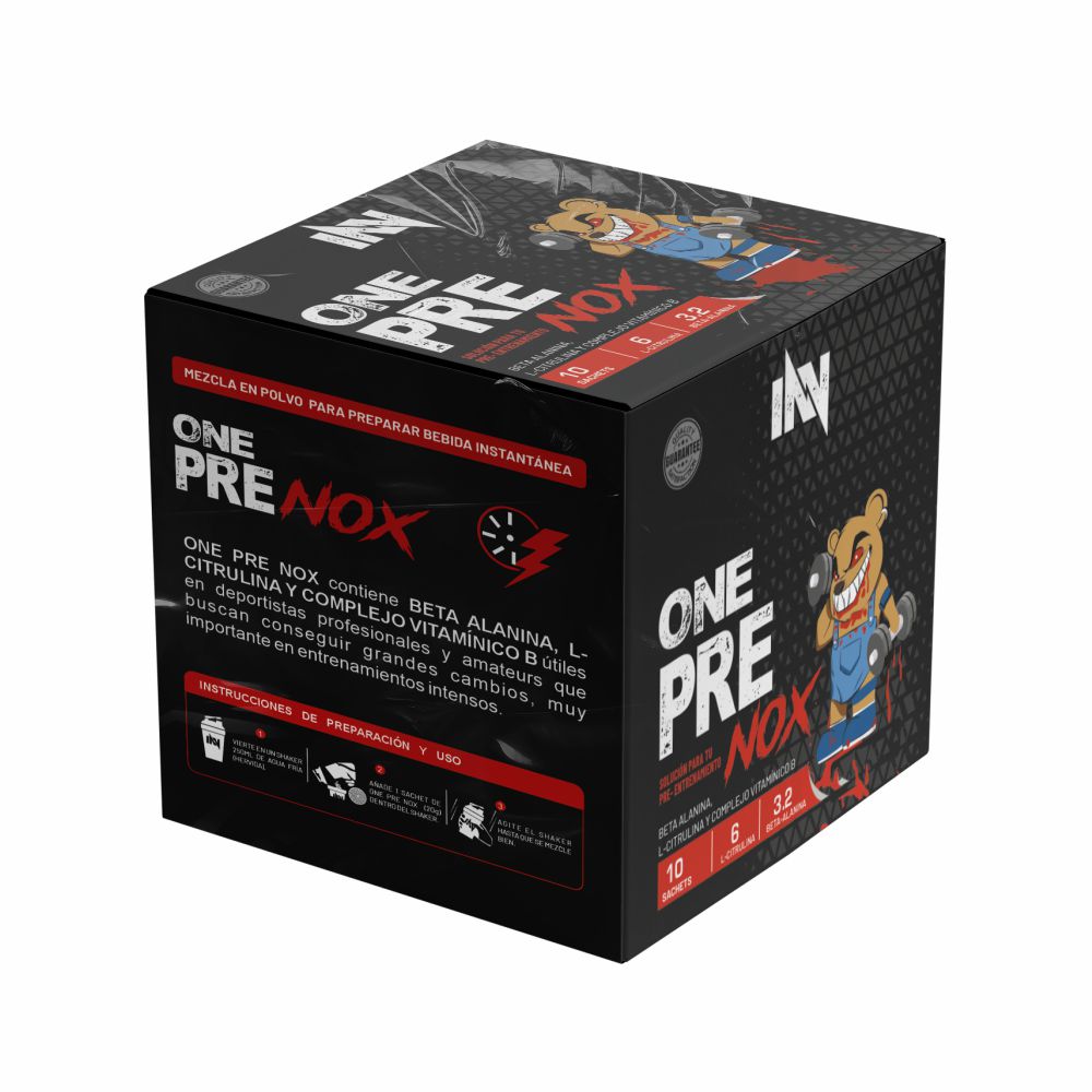 INNOVATE NUTRITION ONE PRE NOX CAJA 10 UNID. FRUIT PUNCH - 1