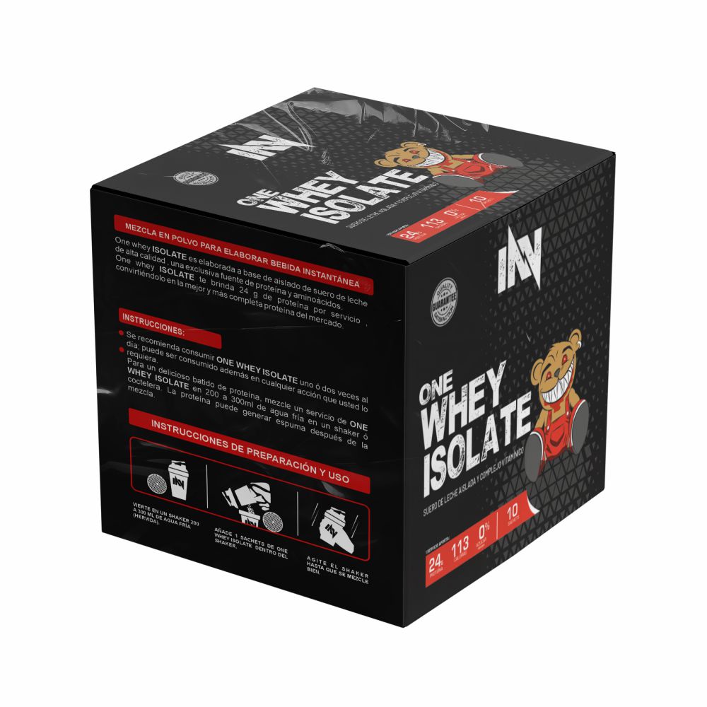 INNOVATE NUTRITION ONE WHEY ISOLATE CAJA 10 UNID. VAINILLA - 1
