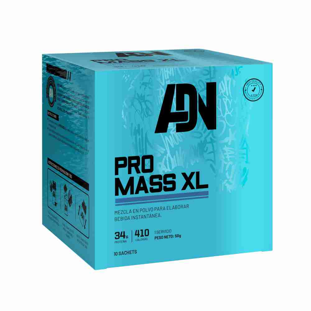 ADN NUTRITION PRO MASS XL CAJA 10 UNID. COOKIE - 1