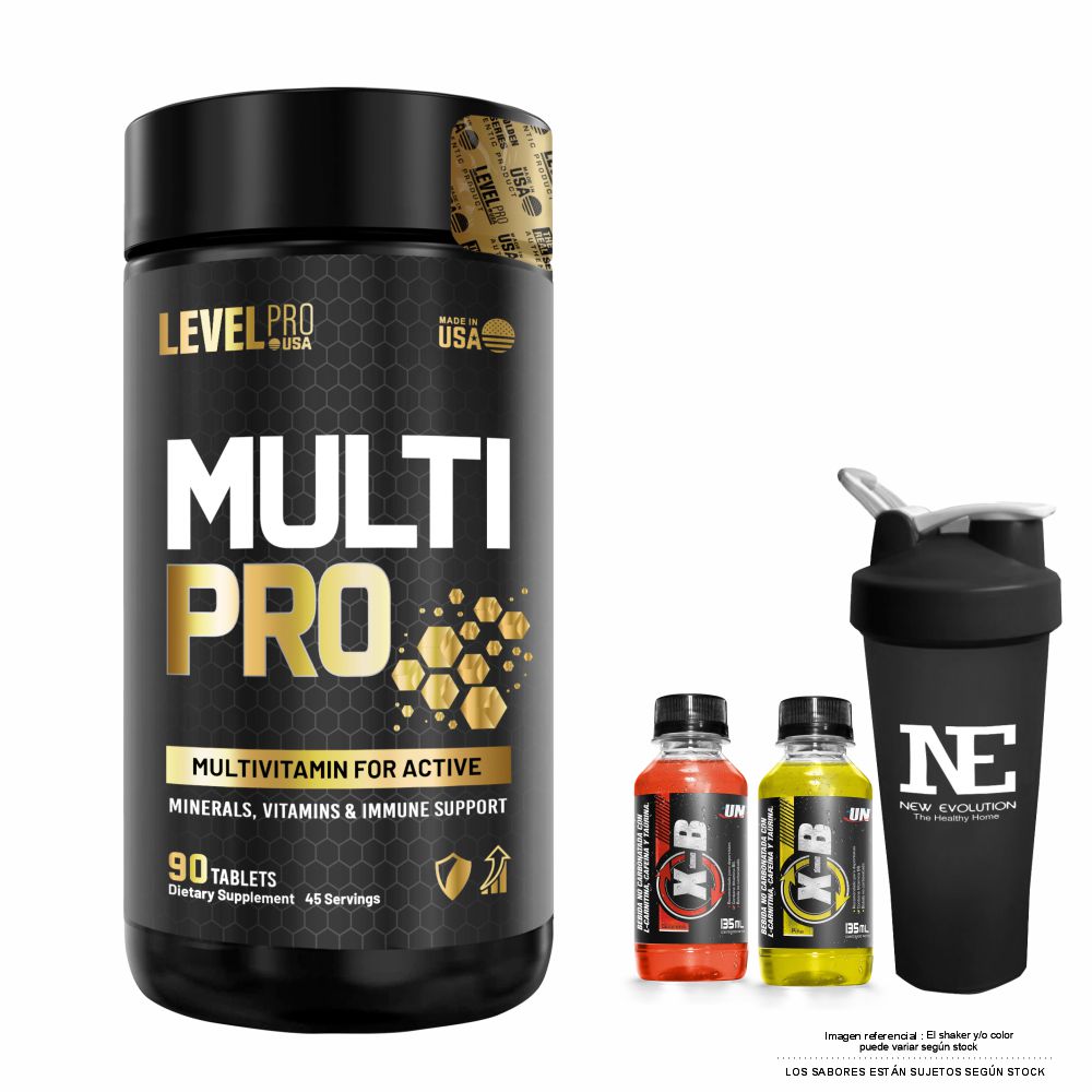 LEVEL PRO MULTI PRO 90 CAPS. + SHAKER - 1