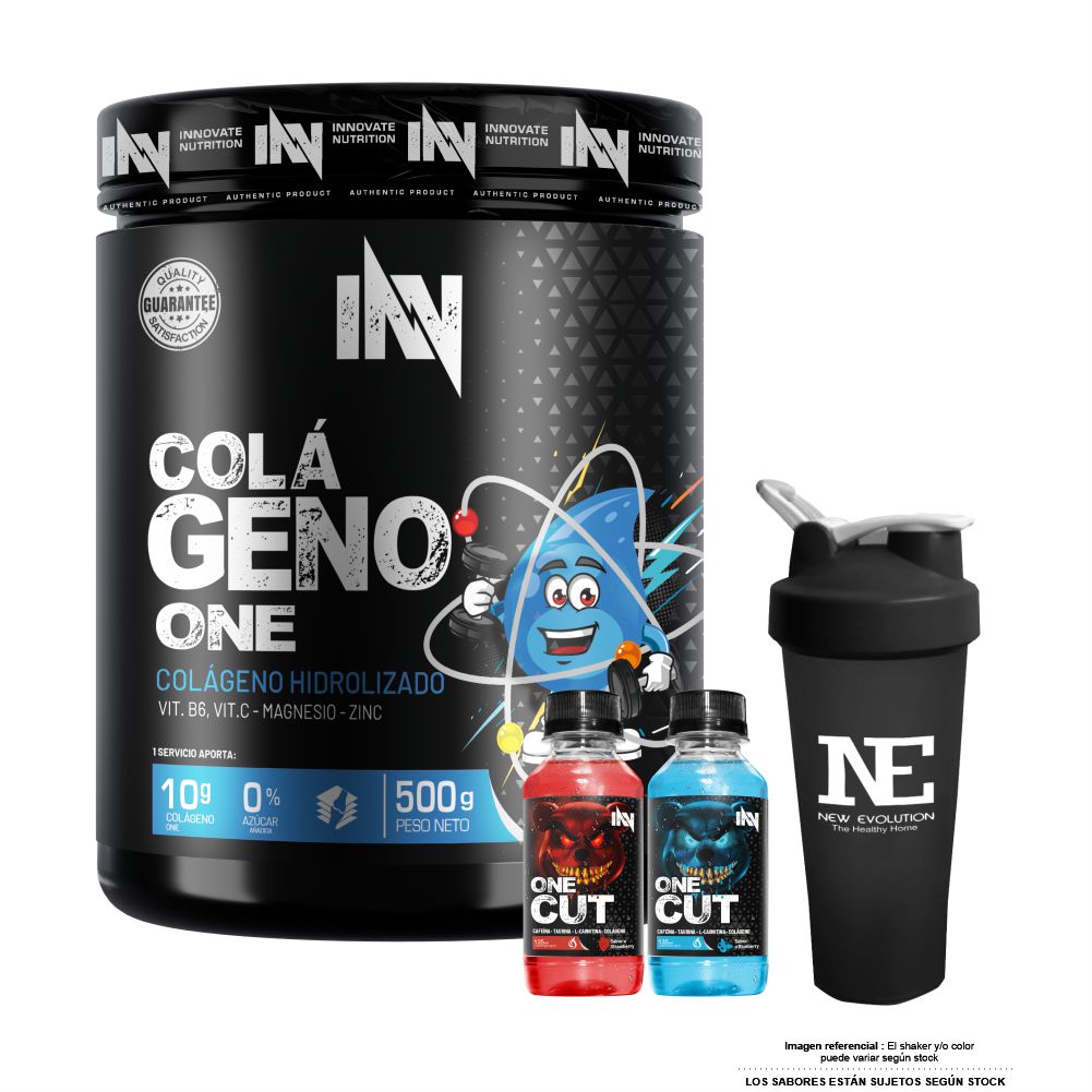 INNOVATE NUTRITION COLÁGENO ONE 500 GR. SANDÍA + SHAKER - 1