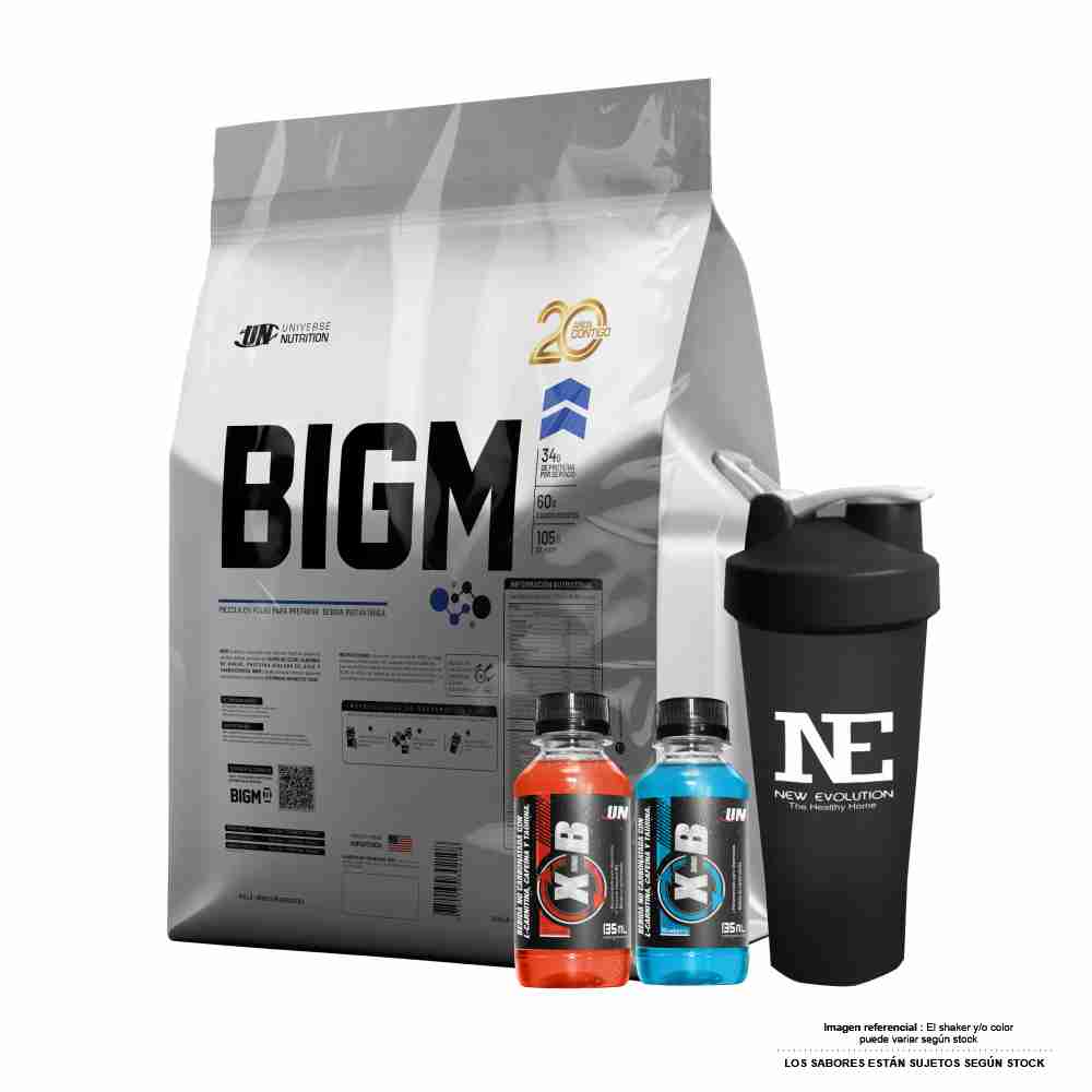 UNIVERSE NUTRITION BIGM 5 KG. COOKIE + SHAKER - 1