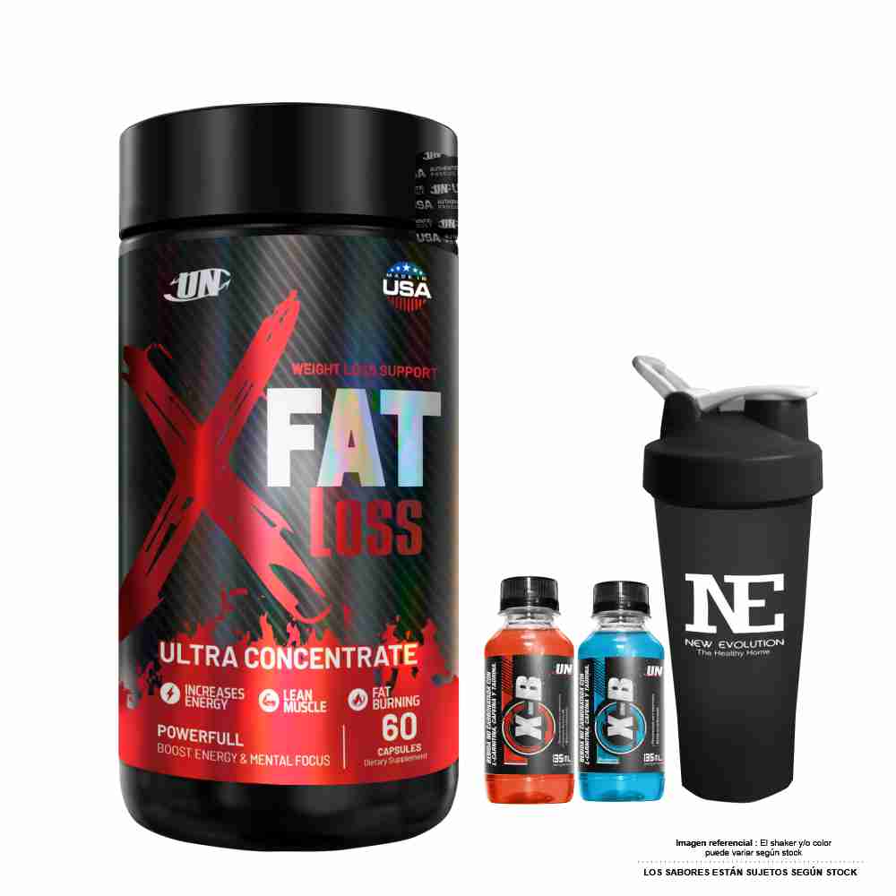 UNIVERSE NUTRITION XFAT LOSS 60 CAPS. + SHAKER - 1