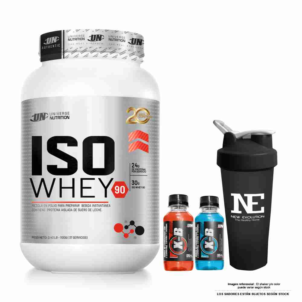 UNIVERSE NUTRITION ISO WHEY 90 1.100 KG. COOKIE + SHAKER - 1
