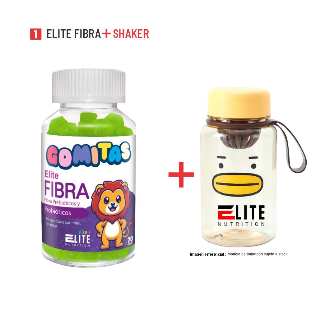 GOMITAS PARA NIÑOS ELITE NUTRITION KIDS - ELITE FIBRA + TOMATODO - 1