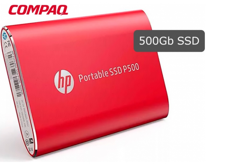 Ripley - DISCO DURO SÓLIDO EXTERNO HP 500 GB P500 ROJO USB 3.1 TIPO-C