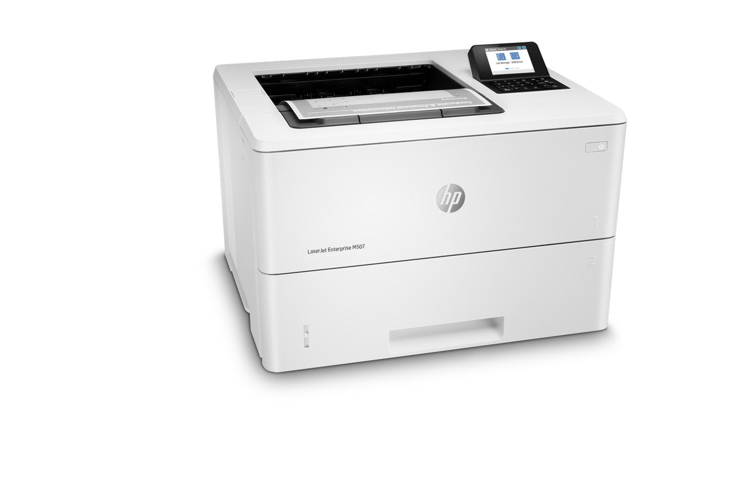 IMPRESORA HP LASERJET ENTERPRISE M507DN BLANCO - 2