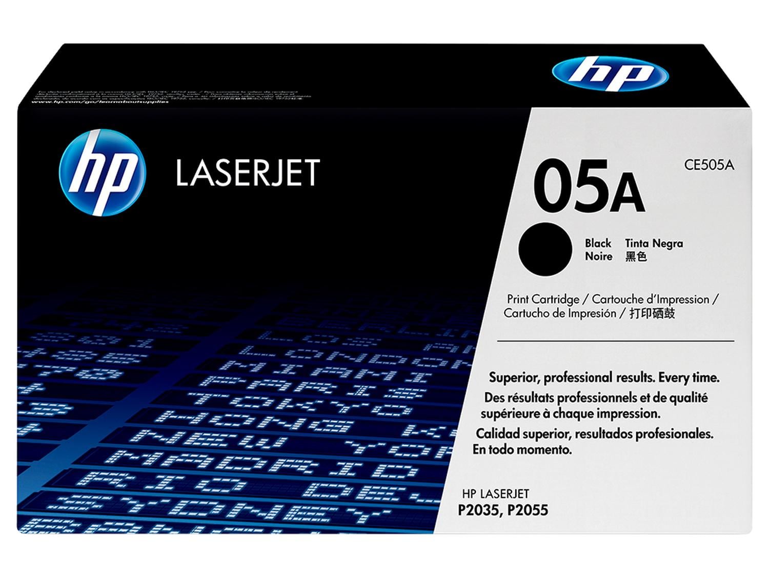 CARTUCHO TONER HP 05A NEGRO LASEJET P2035 P2055 ORIGINAL - 1