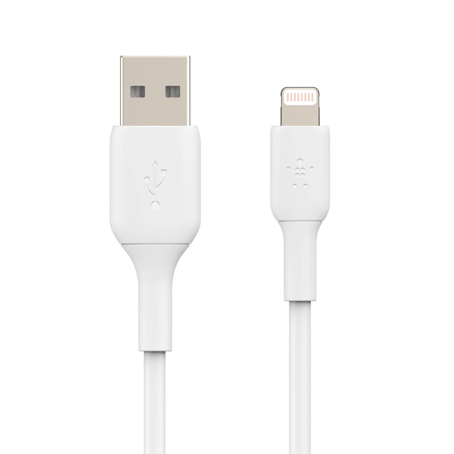 CABLE BELKIN DE LIGHTNING A USB-A BOOSTCHARGE 1MTS CAA001BT1MWH - 1