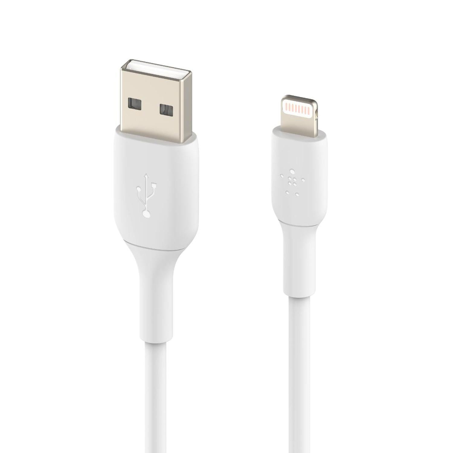 CABLE BELKIN DE LIGHTNING A USB-A BOOSTCHARGE 1MTS CAA001BT1MWH - 2