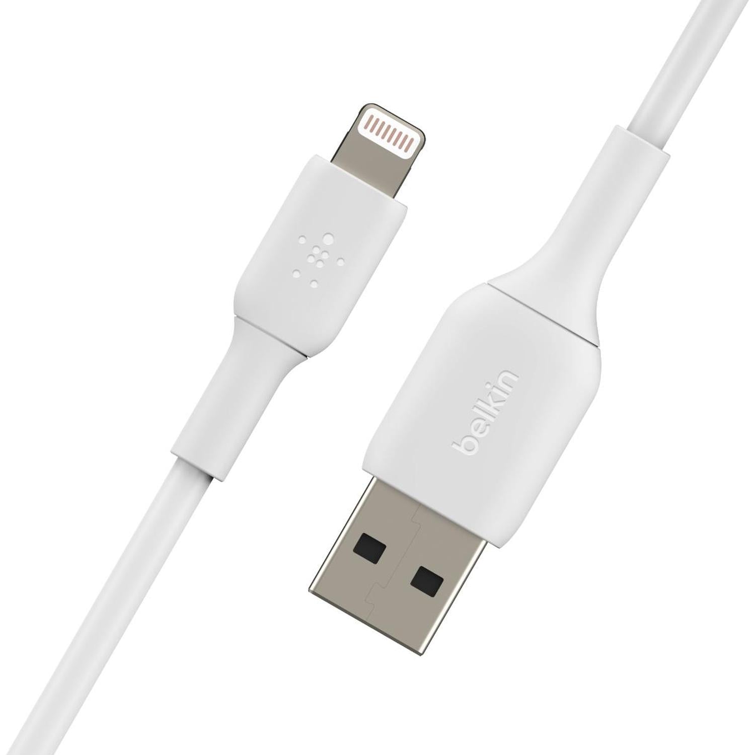 CABLE BELKIN DE LIGHTNING A USB-A BOOSTCHARGE 1MTS CAA001BT1MWH - 4