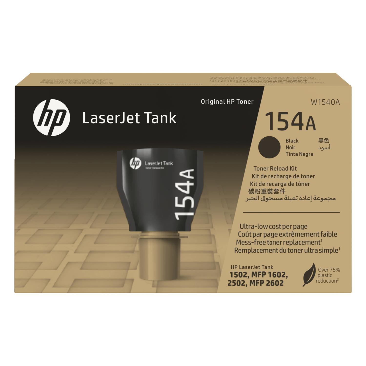 KIT DE RECARGA DE CARTUCHO DE TÓNER HP 154A NEGRO LASERJET - 5