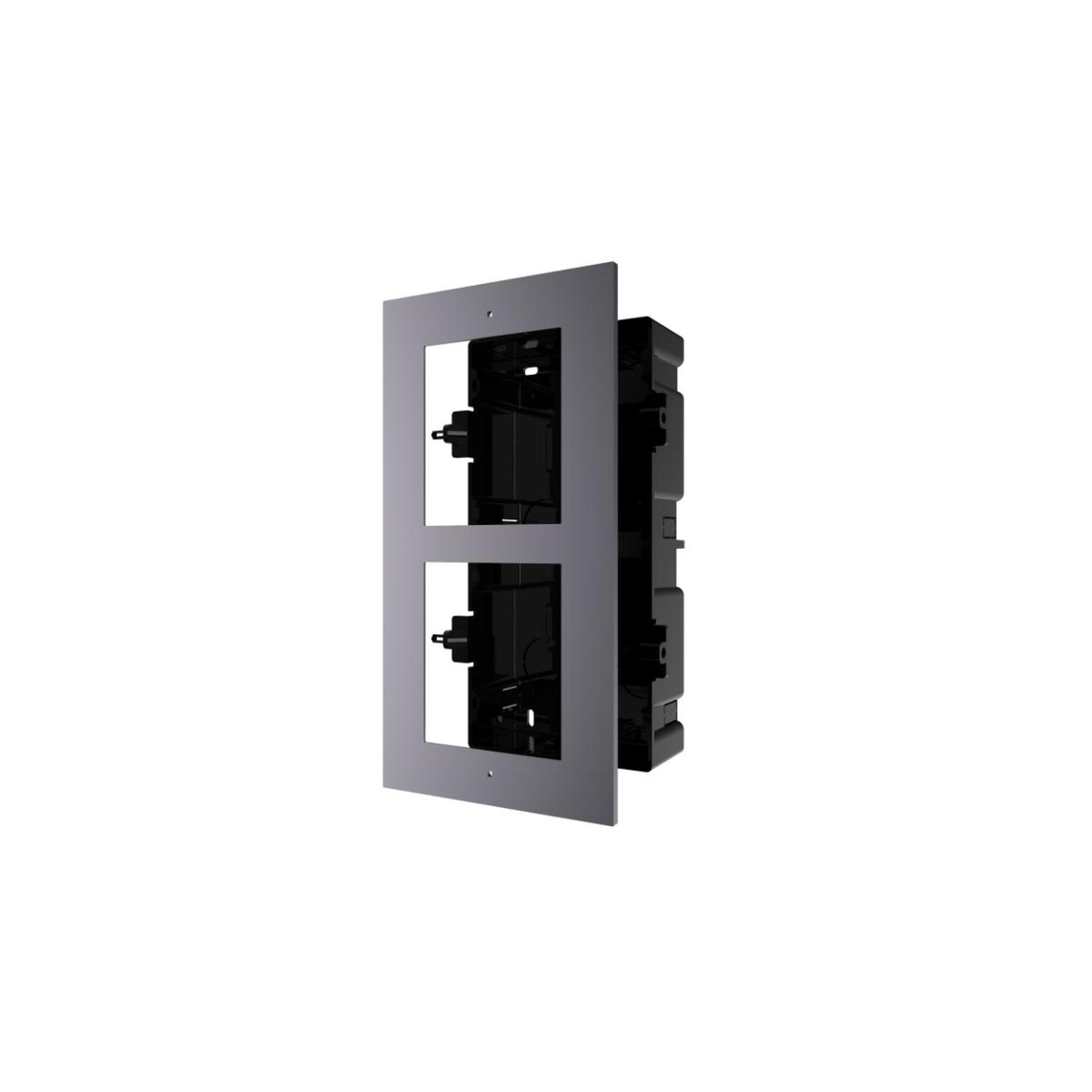 MONTAJE HIKVISION PARA 2 MÓDULOS DE VIDEOPORTERO DS-KD-ACF2/PLASTIC - 1