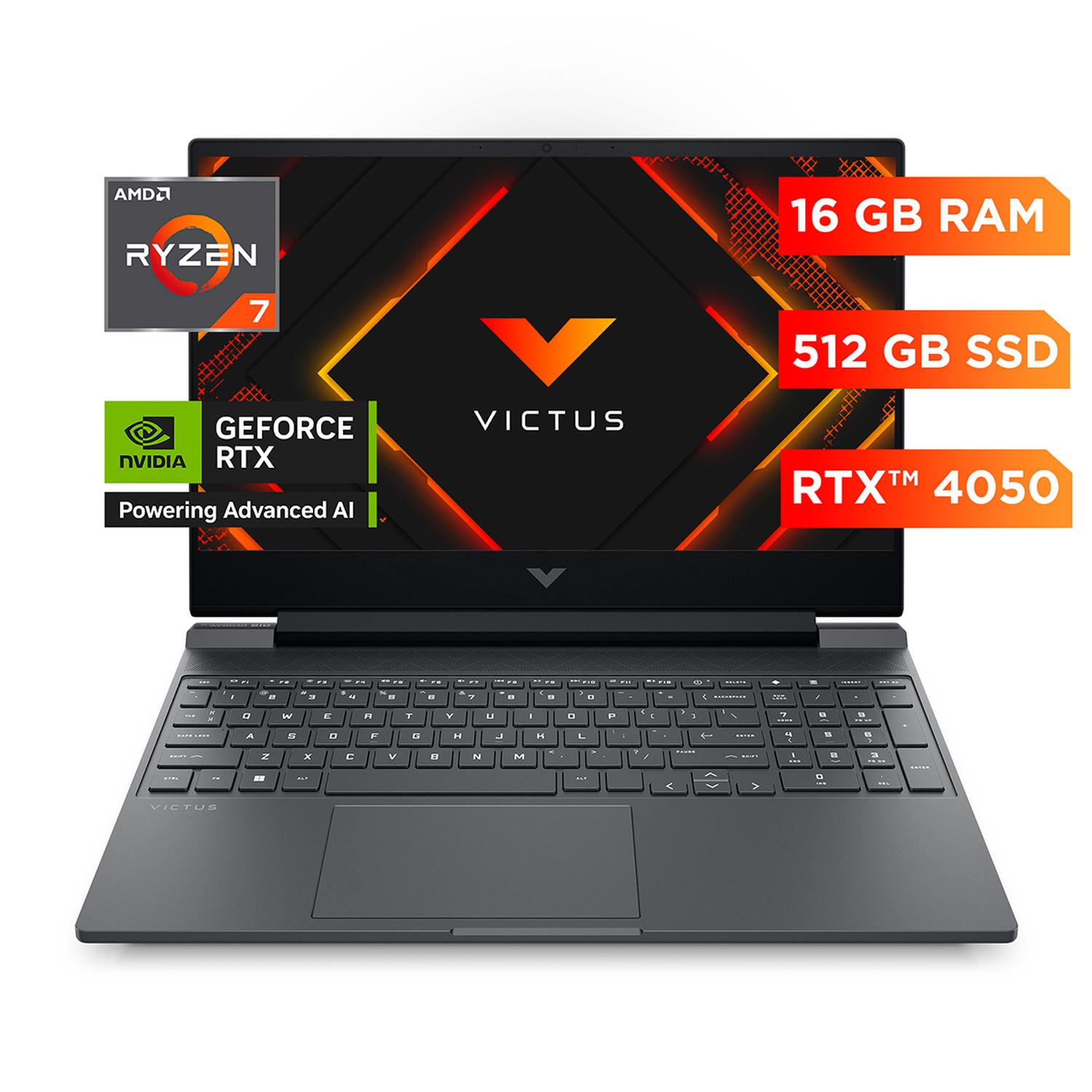 LAPTOP HP VICTUS 15-FB3021LA AMD RYZEN 7 16GB 512GB RTX4050 - 1