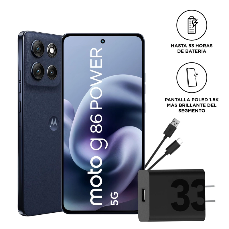 MOTO G86 POWER 8 GB+256GB AZUL - 1