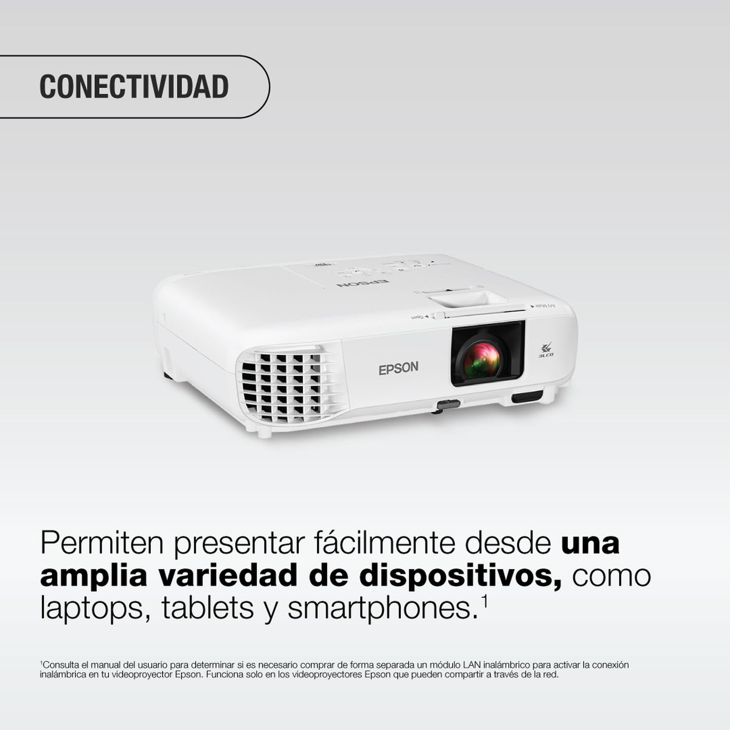 PROYECTOR EPSON POWERLITE X49 3LCD XGA 3600 LÚMENES - 4