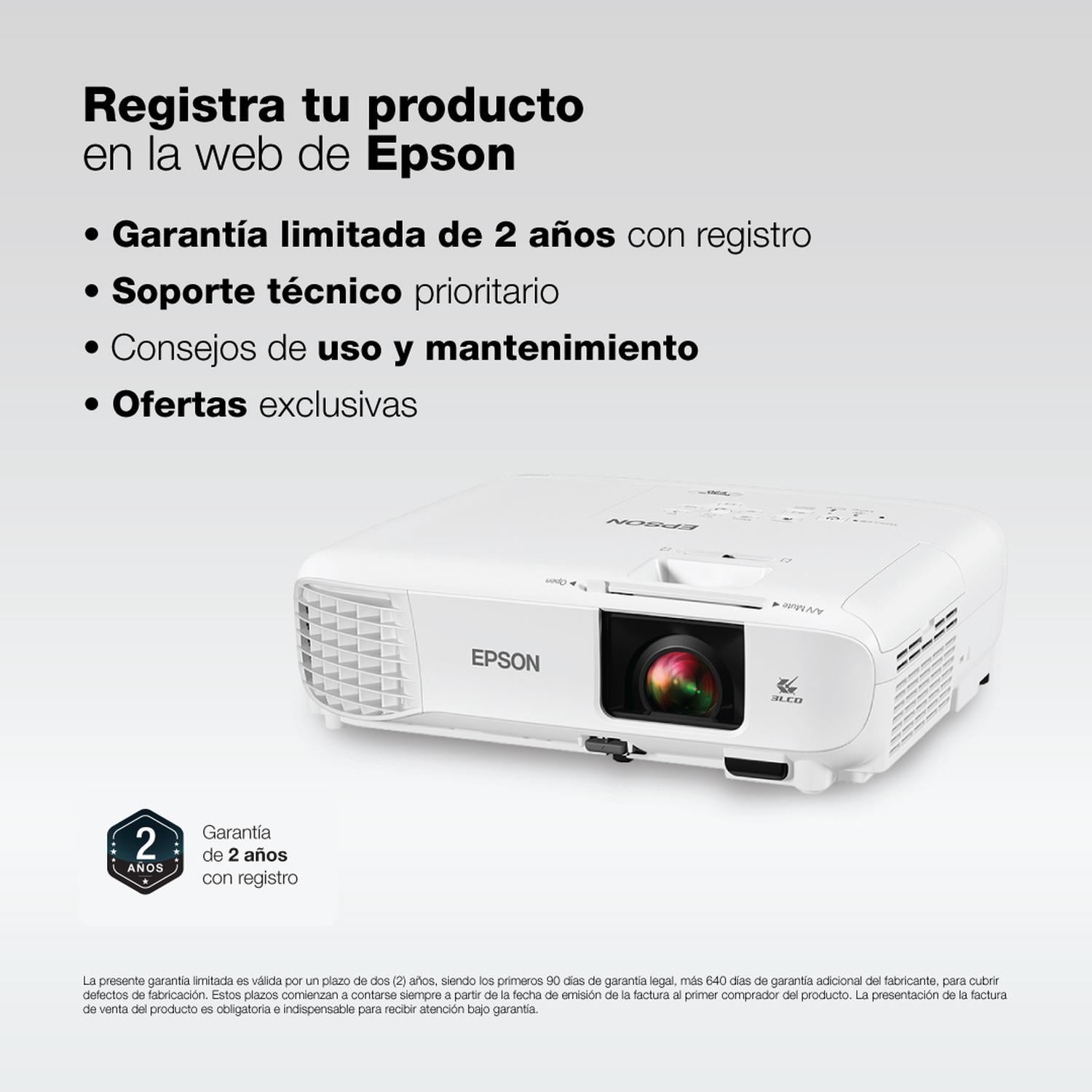 PROYECTOR EPSON POWERLITE X49 3LCD XGA 3600 LÚMENES - 6