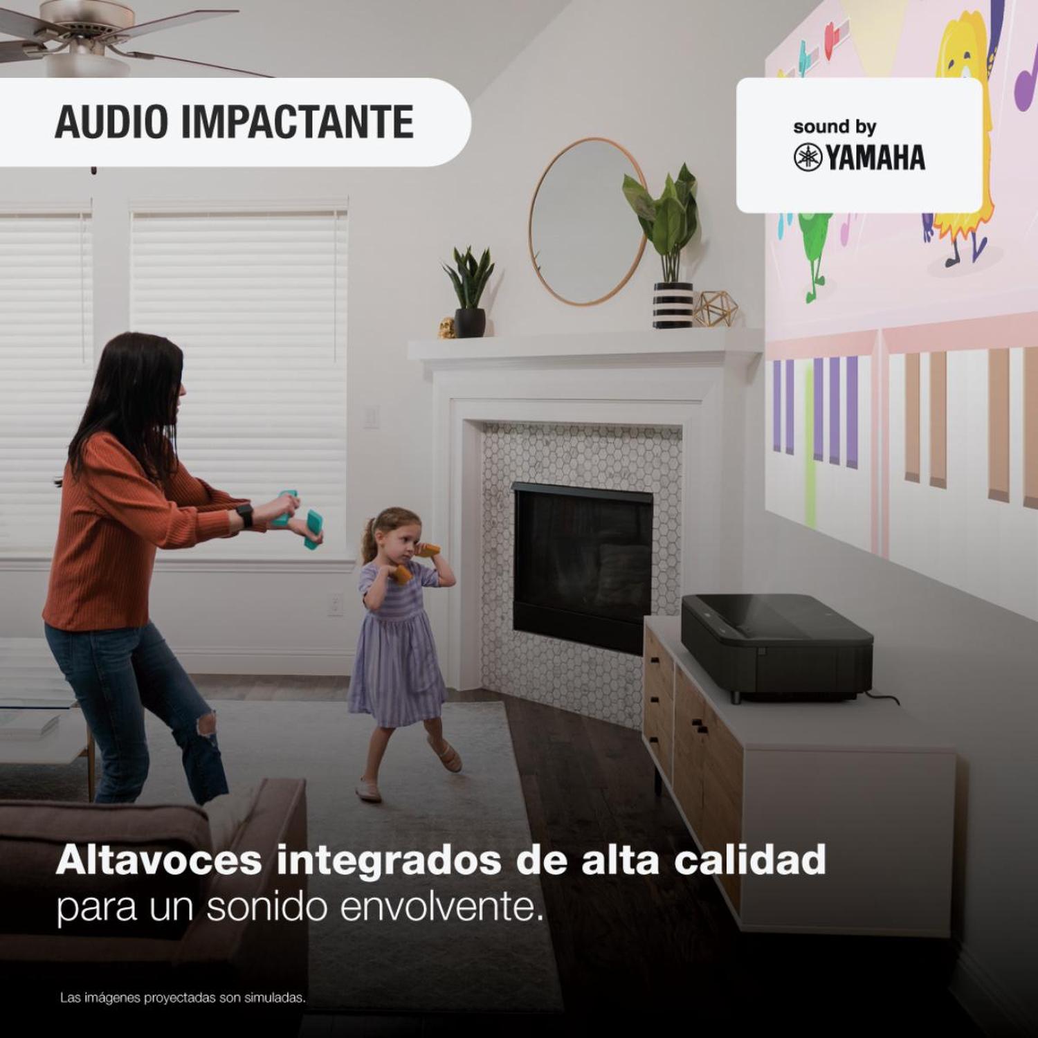 PROYECTOR EPSON 4K LS800 ANDROID TV ALCANCE CORTO NEGRO - 6