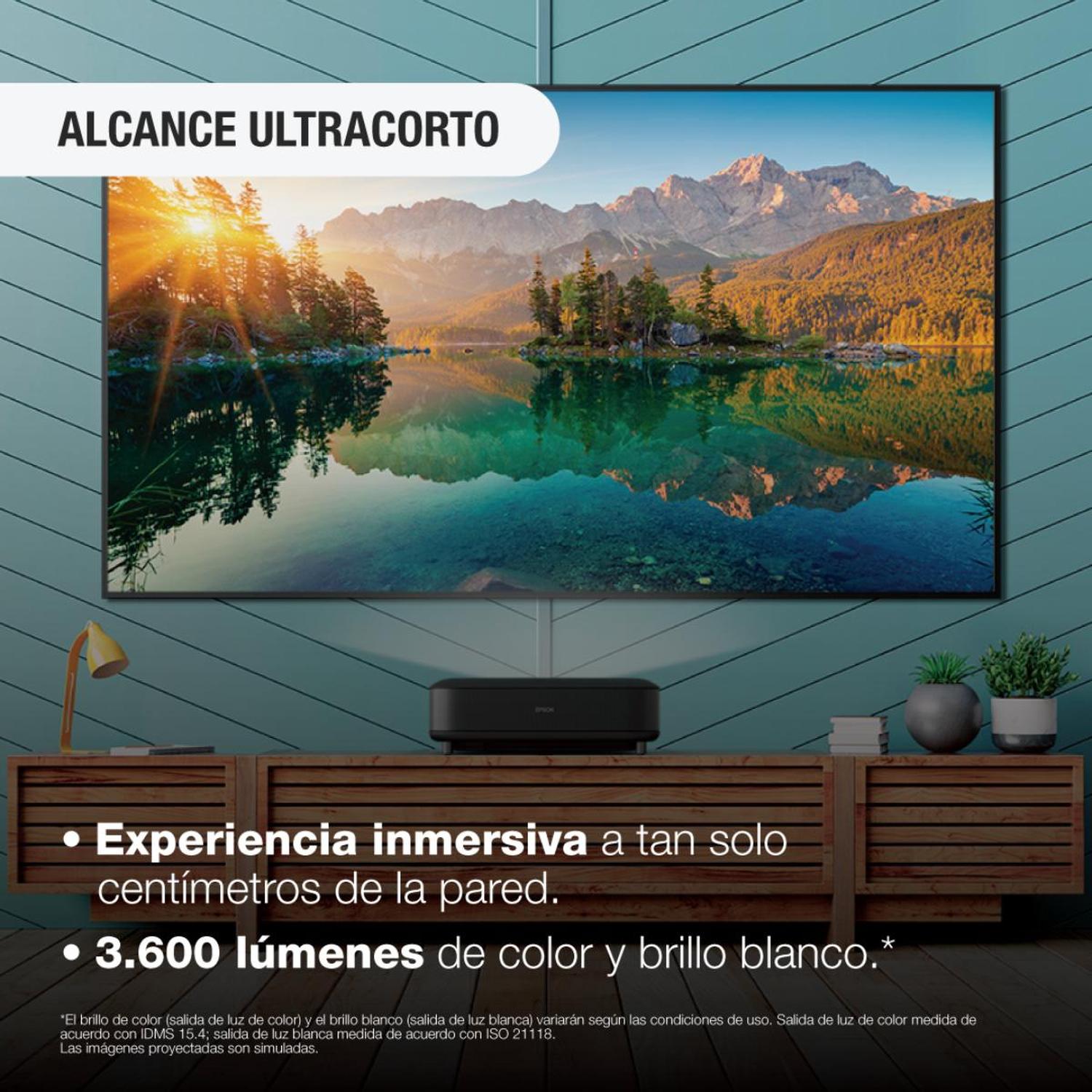 PROYECTOR EPSON 4K LS650 ANDROID TV ALCANCE CORTO - 3