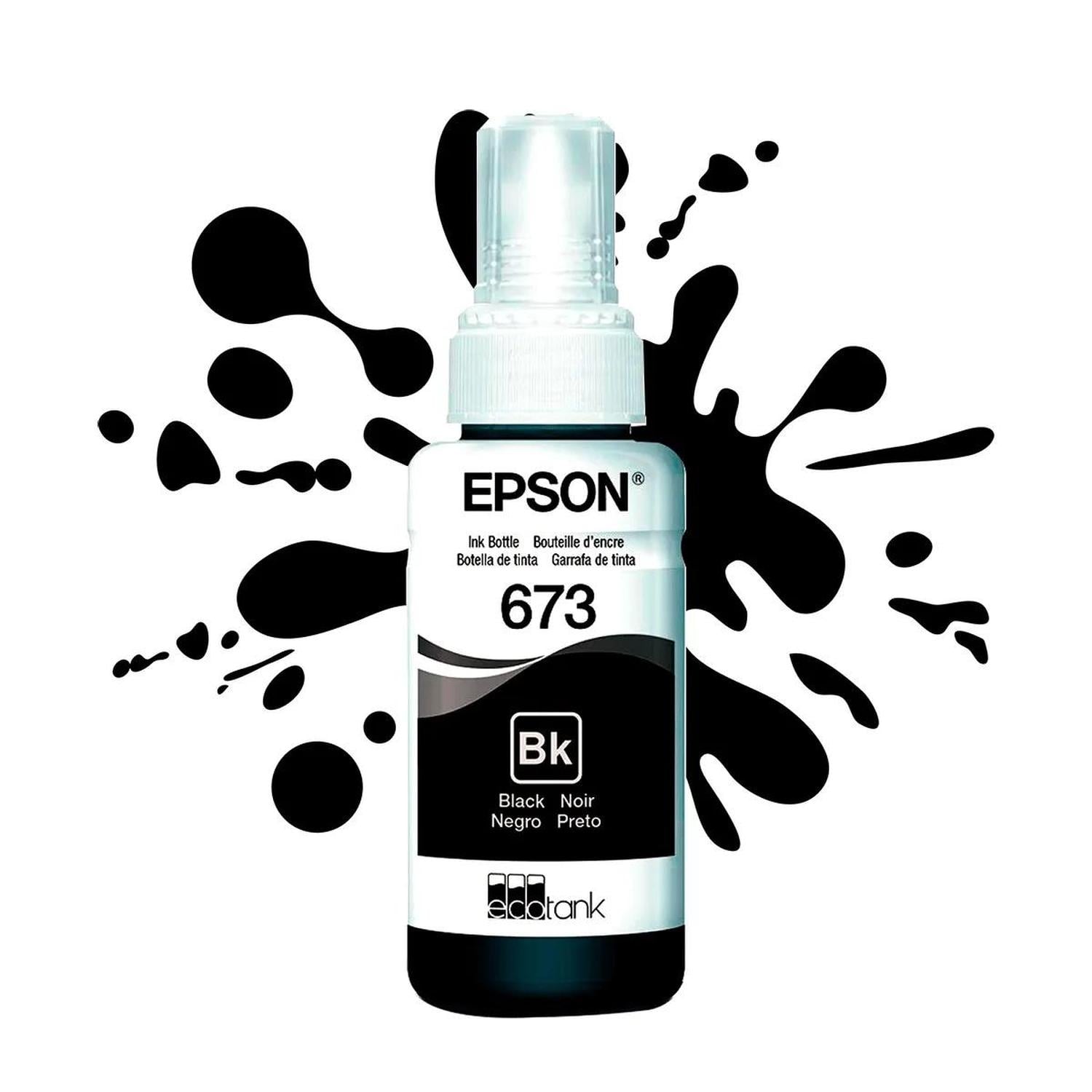 BOTELLA DE TINTA EPSON NEGRA T673 - 2