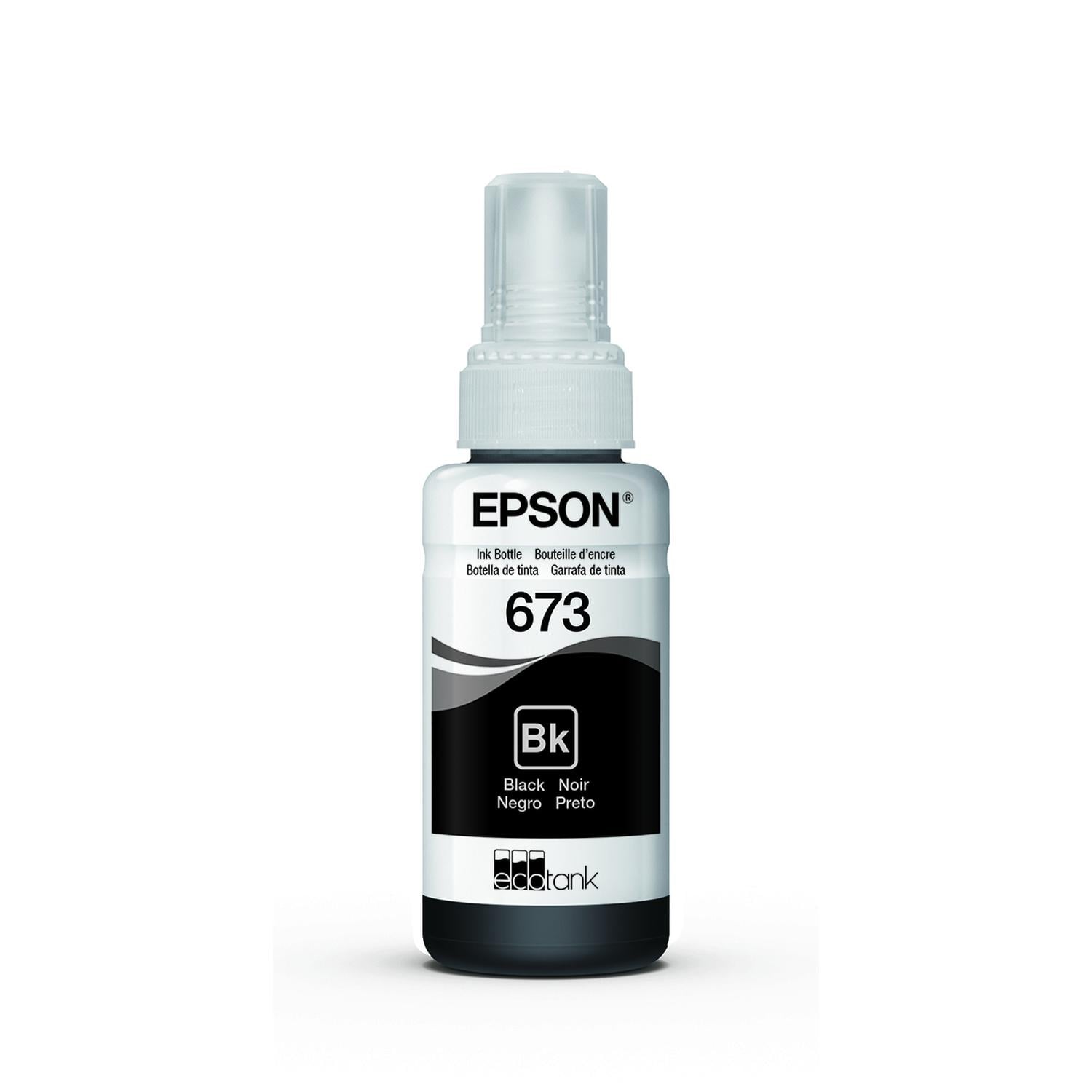 BOTELLA DE TINTA EPSON NEGRA T673 - 3