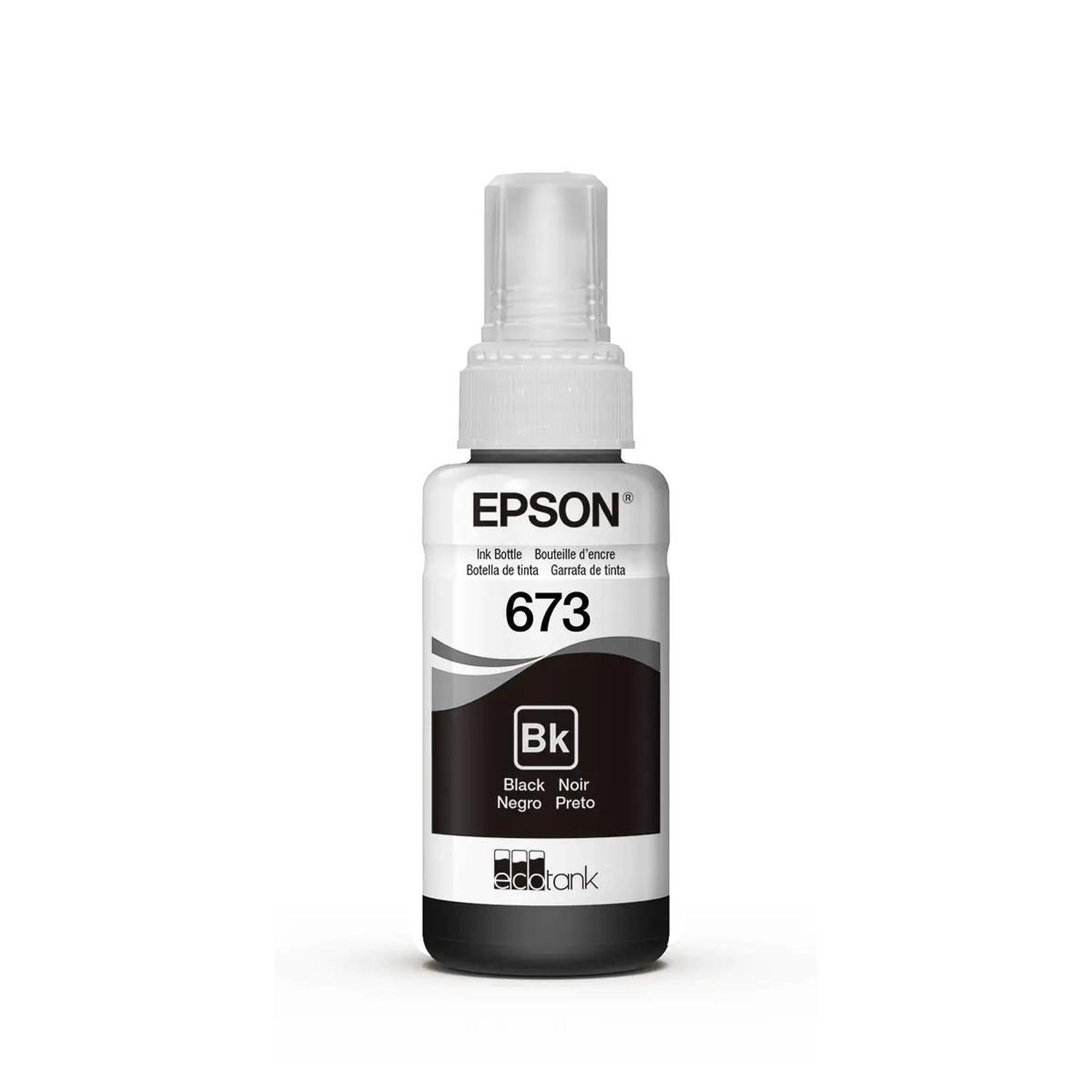 BOTELLA DE TINTA EPSON NEGRA T673 - 4