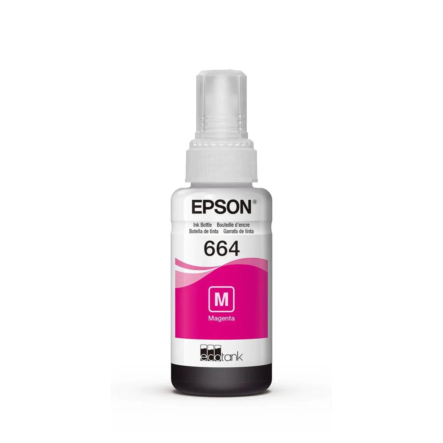 BOTELLA DE TINTA EPSON MAGENTA T664 - 1