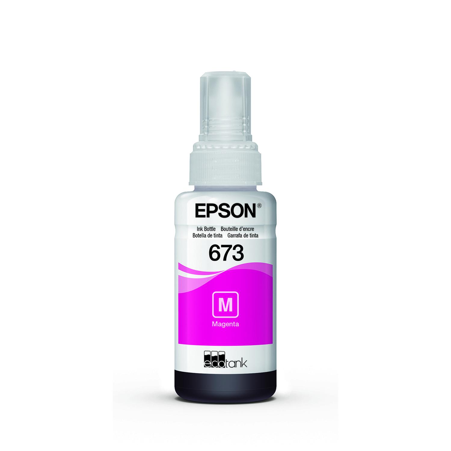 BOTELLA DE TINTA EPSON MAGENTA T673 - 1