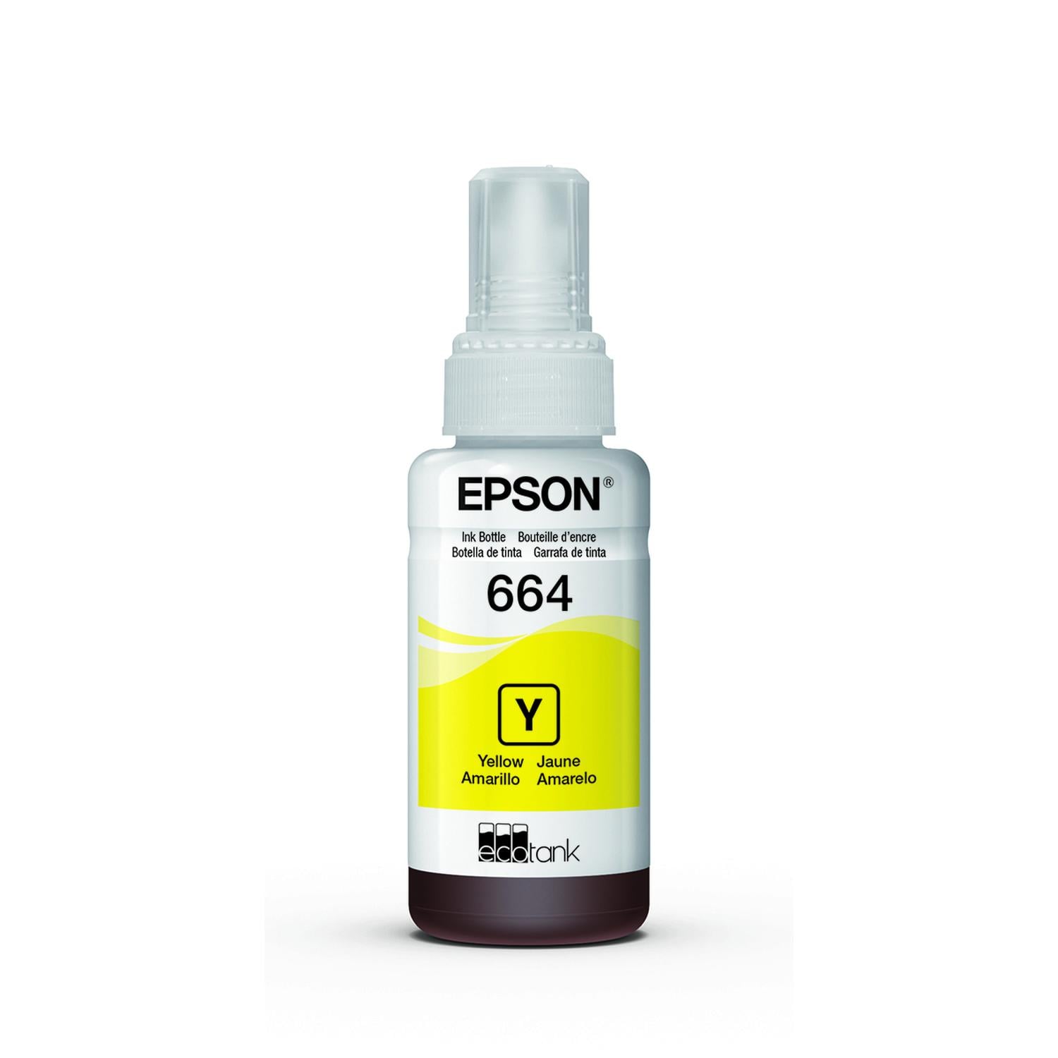 BOTELLA DE TINTA EPSON AMARILLA T664 - 1