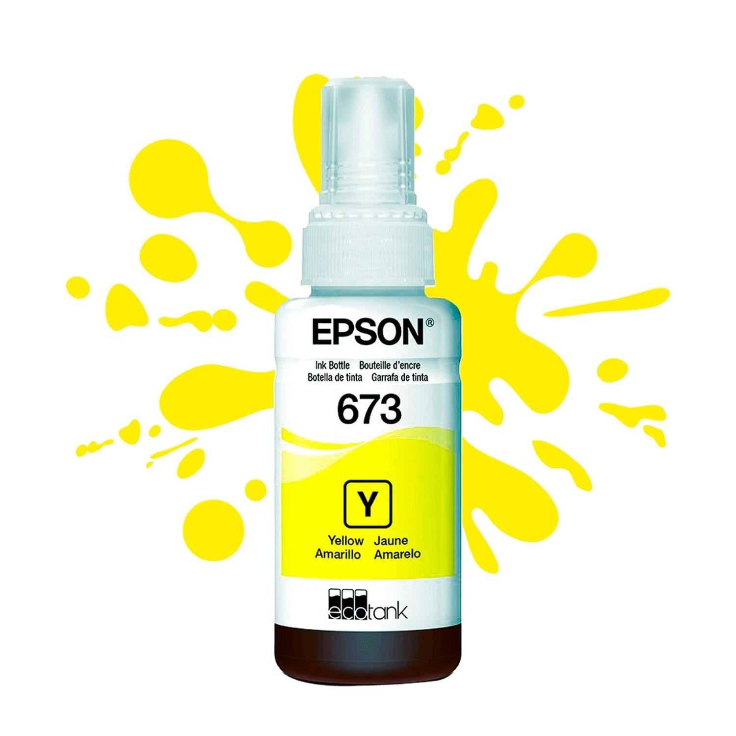 BOTELLA DE TINTA EPSON AMARILLA T664 - 2