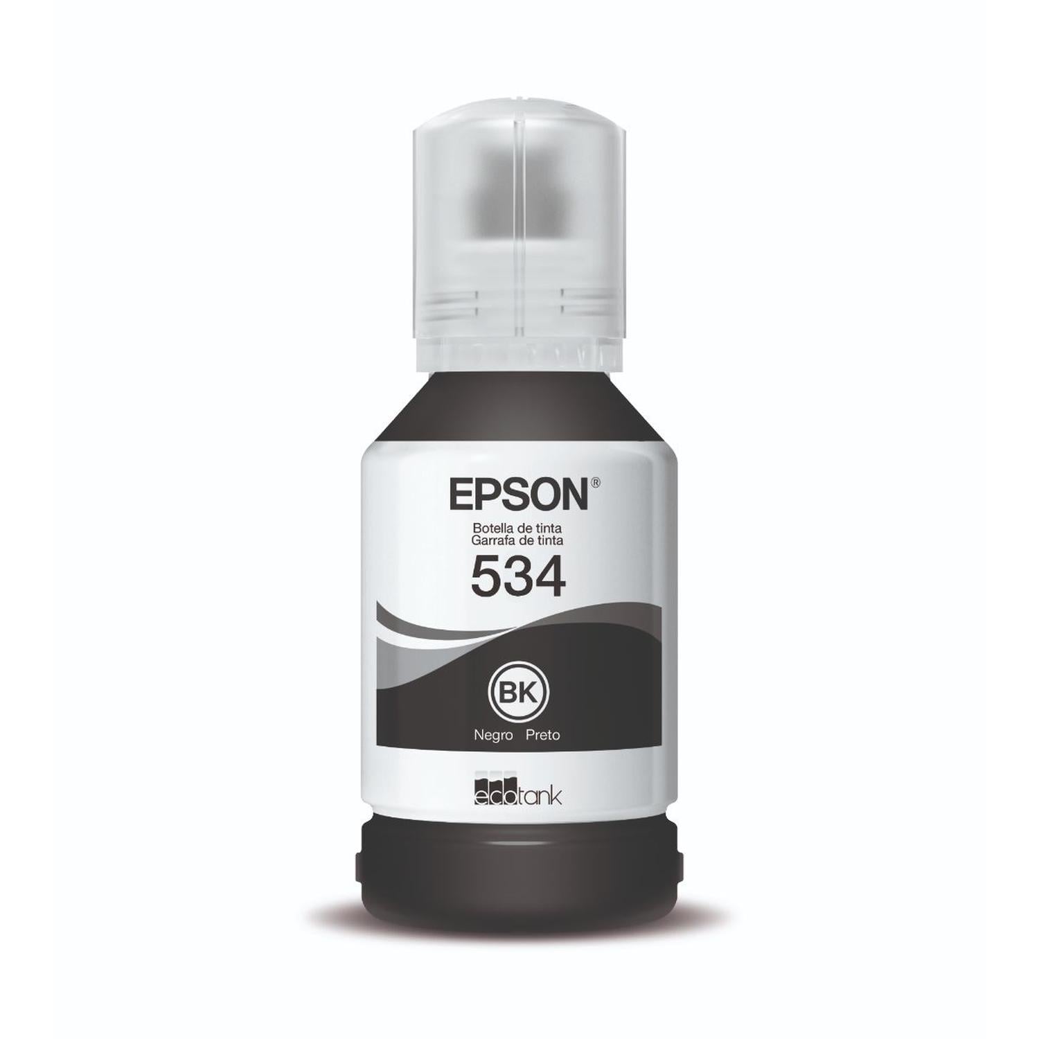 BOTELLA DE TINTA EPSON NEGRA T534 - 1