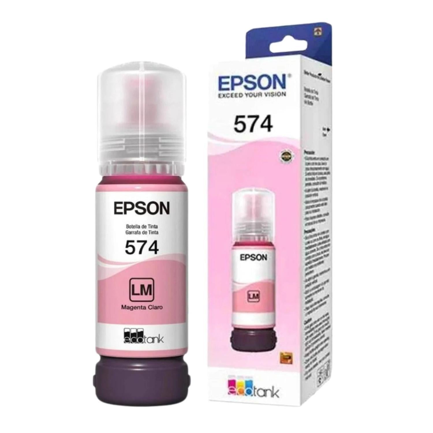 BOTELLA DE TINTA EPSON MAGENTA LIGHT T574 - 1