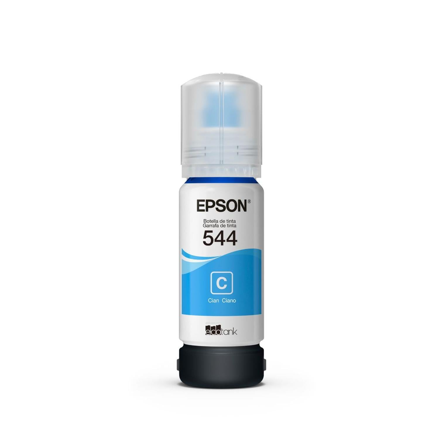 BOTELLA DE TINTA EPSON CYAN T544 - 1
