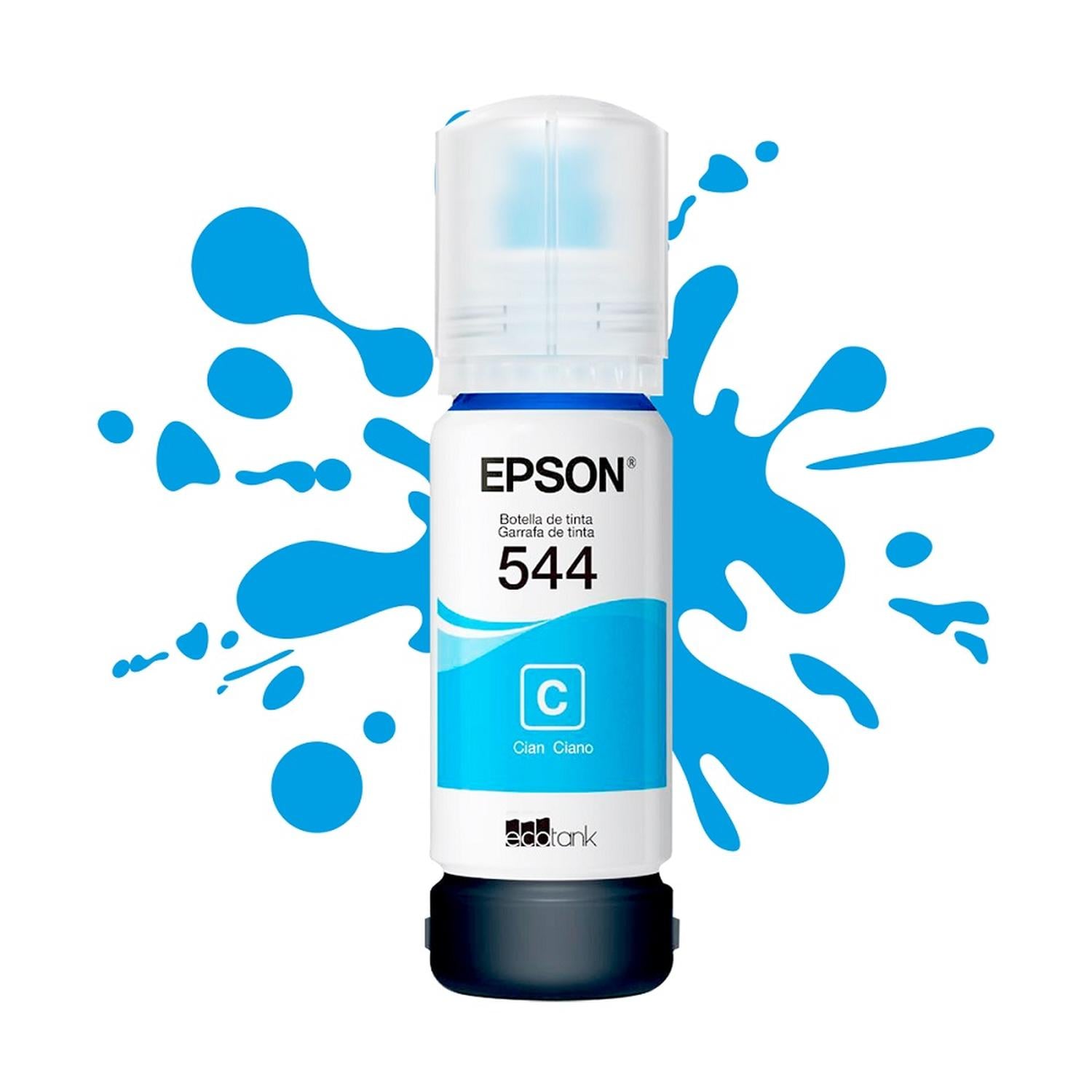 BOTELLA DE TINTA EPSON CYAN T544 - 2
