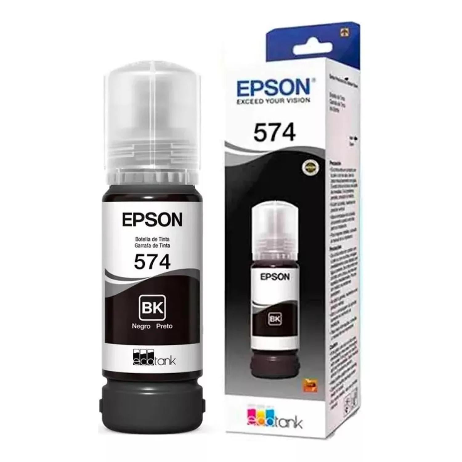 BOTELLA DE TINTA EPSON NEGRA T574 - 1