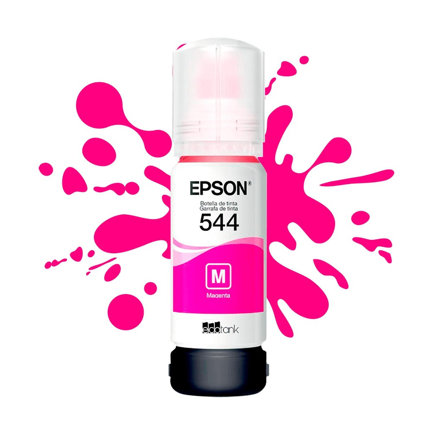 BOTELLA DE TINTA EPSON MAGENTA T544 - 3