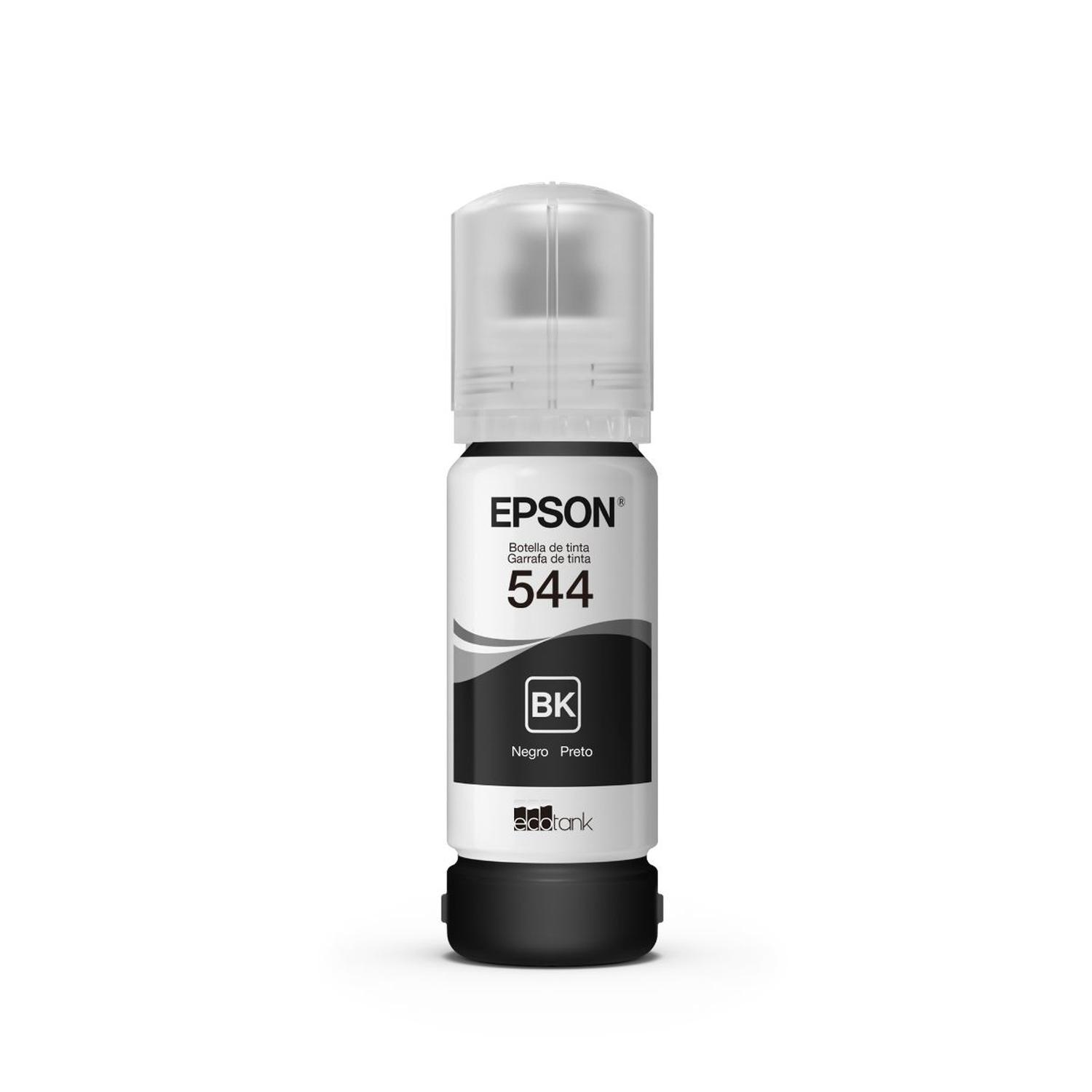BOTELLA DE TINTA EPSON NEGRA T544 - 1