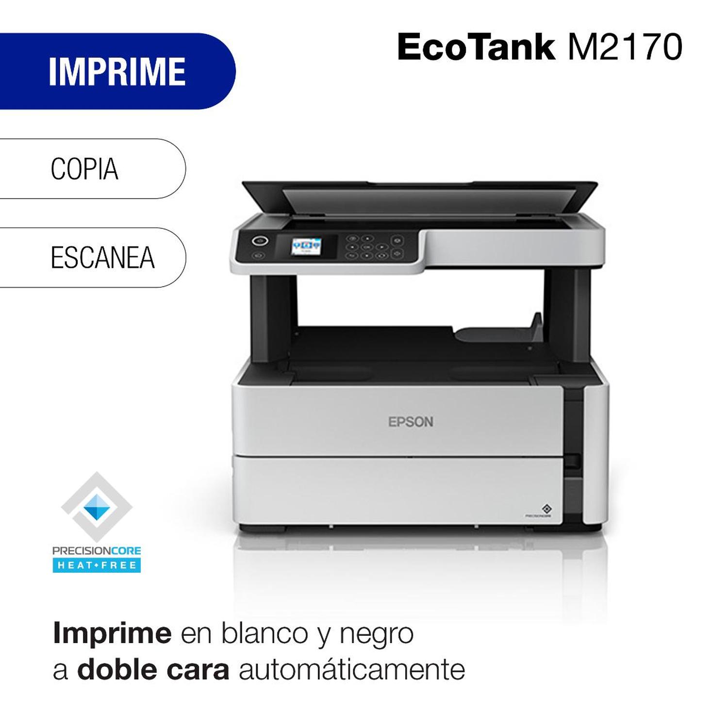 IMPRESORA MONOCROMÁTICA MFP EPSON ECOTANK M2170, DÚPLEX - 2