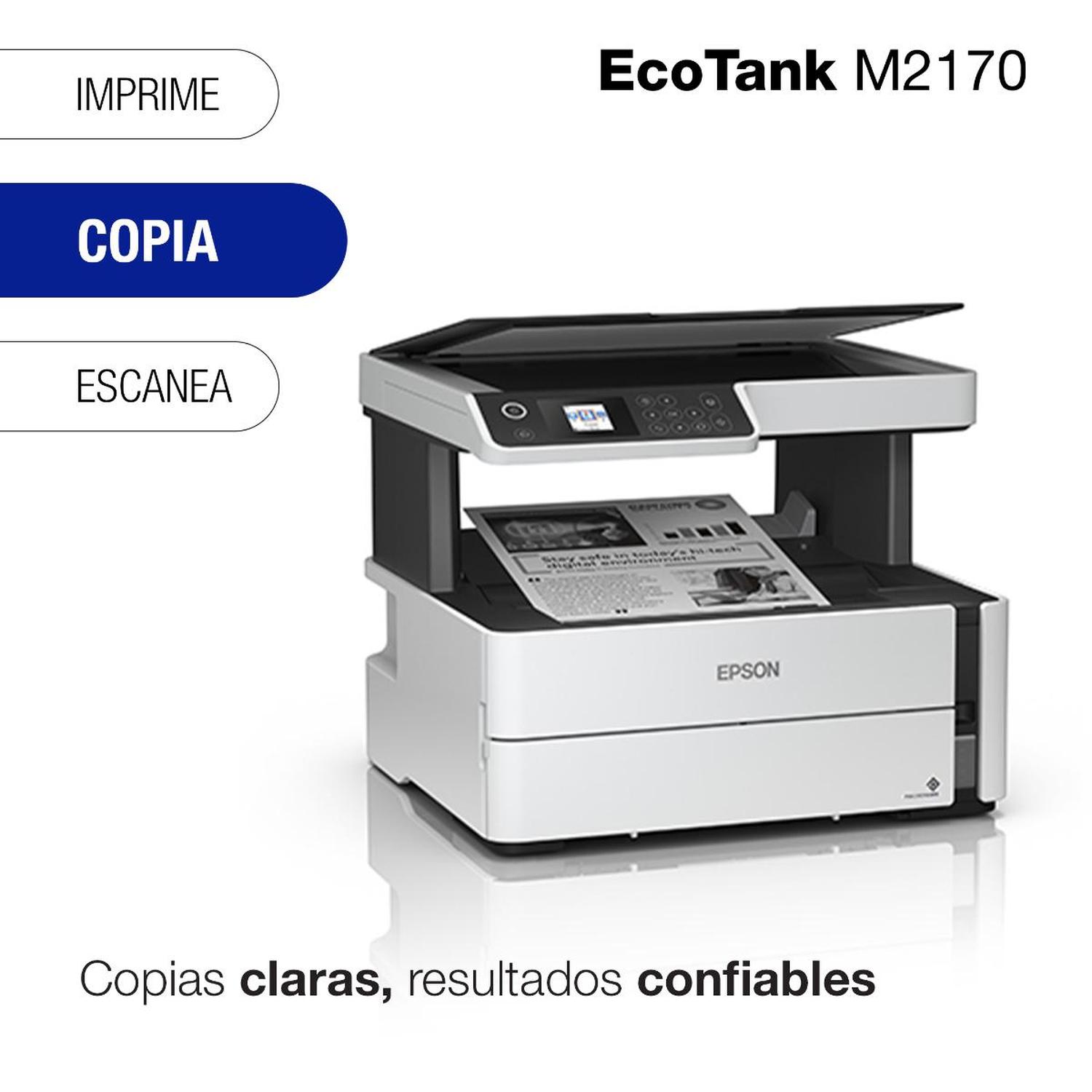 IMPRESORA MONOCROMÁTICA MFP EPSON ECOTANK M2170, DÚPLEX - 3