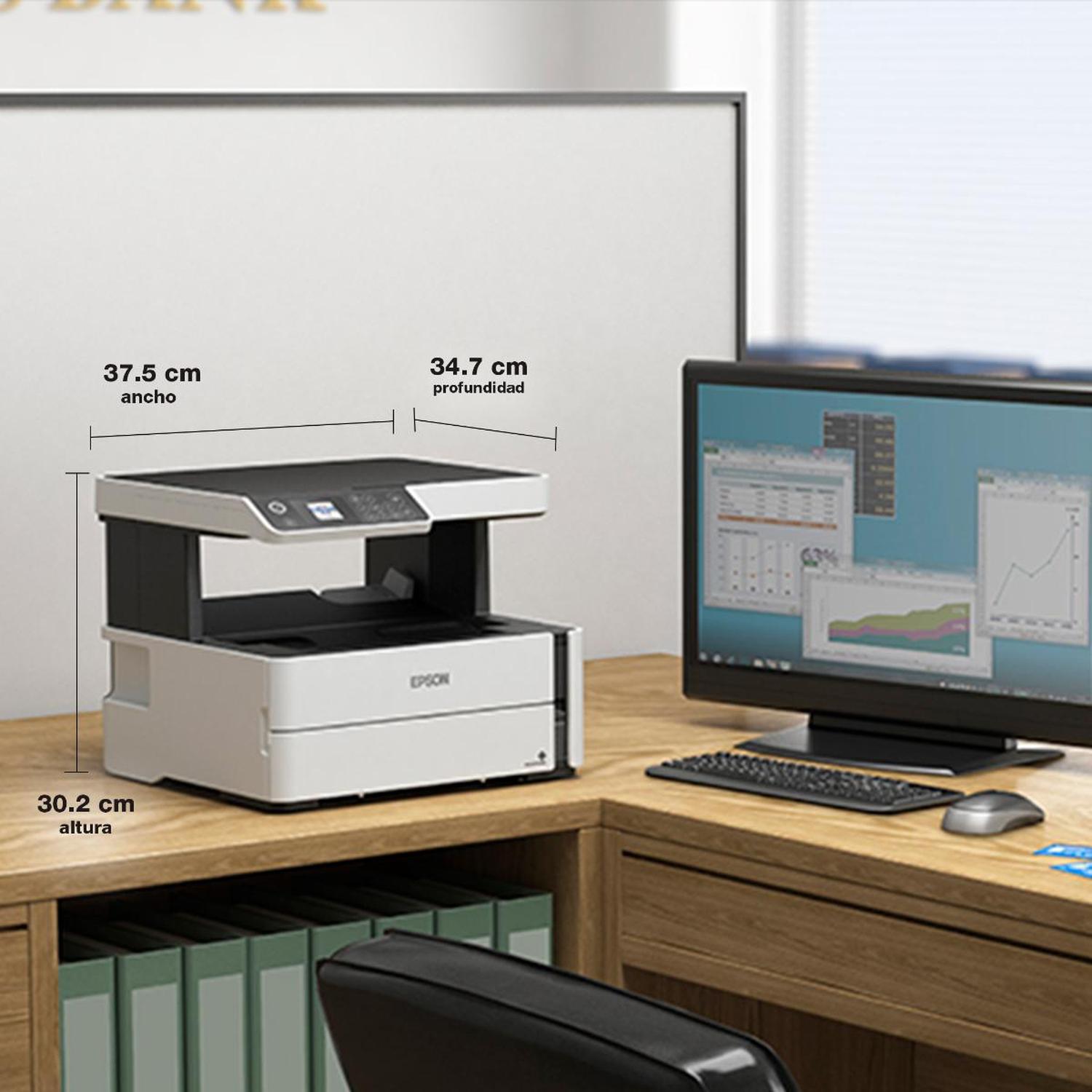 IMPRESORA MONOCROMÁTICA MFP EPSON ECOTANK M2170, DÚPLEX - 7