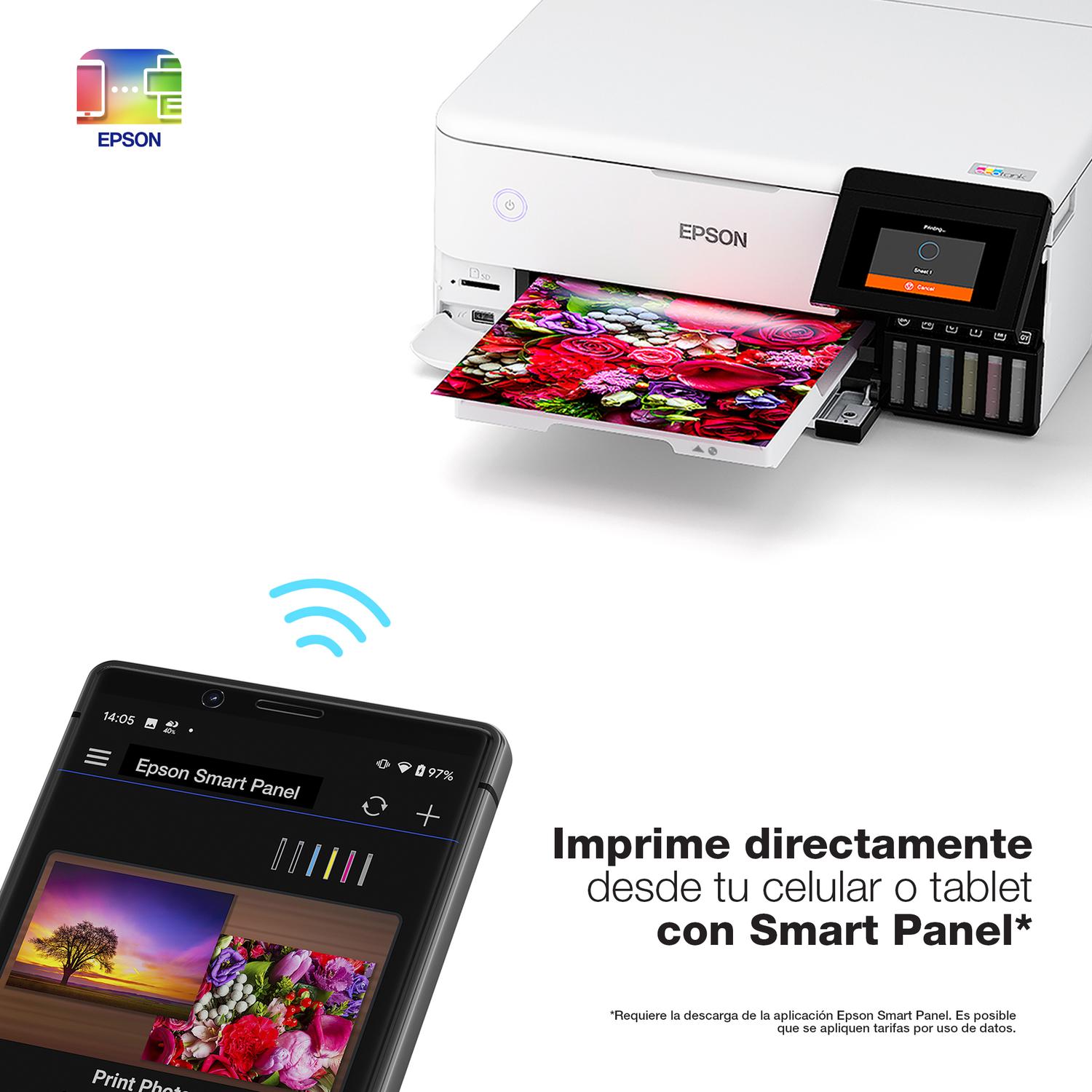 IMPRESORA EPSON MULTIFUNCIÓN 3 EN 1 ECOTANK FOTO L8160 WI-FI - 6