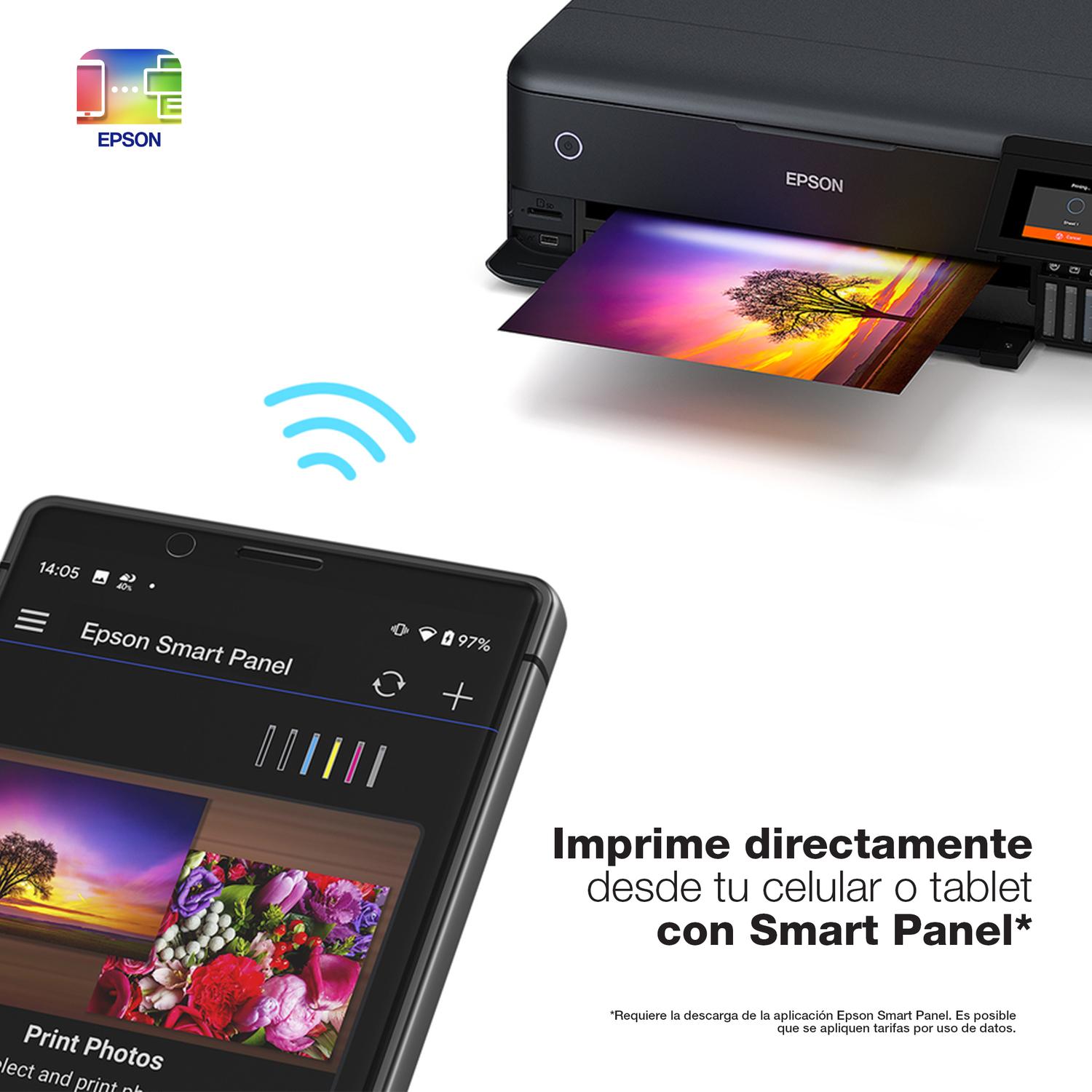 IMPRESORA EPSON MULTIFUNCIÓN 3EN1 ECOTANK FOTO L8180 WIFI/A3 - 6