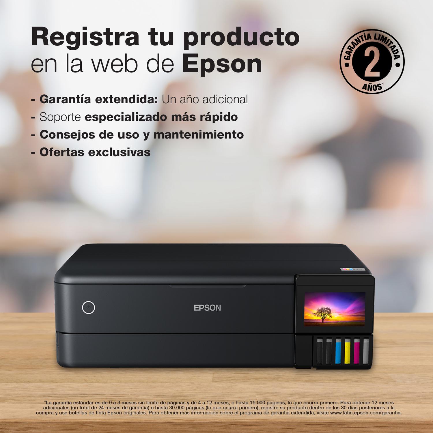IMPRESORA EPSON MULTIFUNCIÓN 3EN1 ECOTANK FOTO L8180 WIFI/A3 - 7