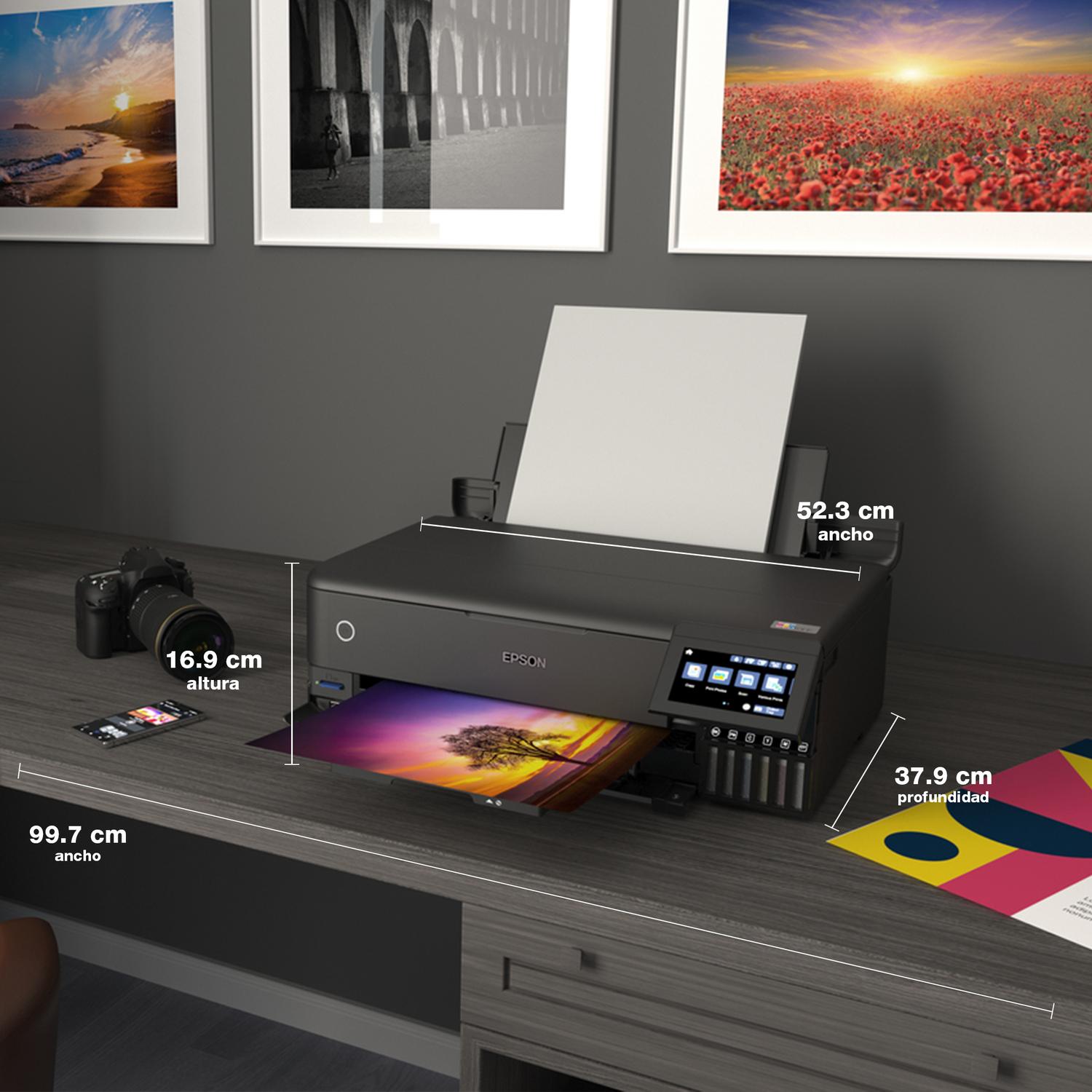IMPRESORA EPSON MULTIFUNCIÓN 3EN1 ECOTANK FOTO L8180 WIFI/A3 - 8