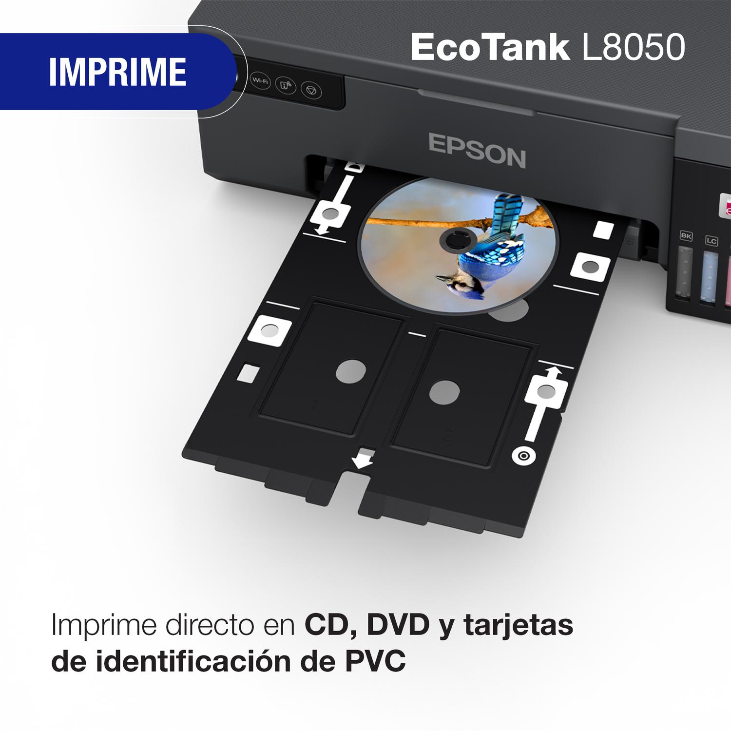 IMPRESORA EPSON ECOTANK FOTOGRÁFICA L8050 WI-FI - 4
