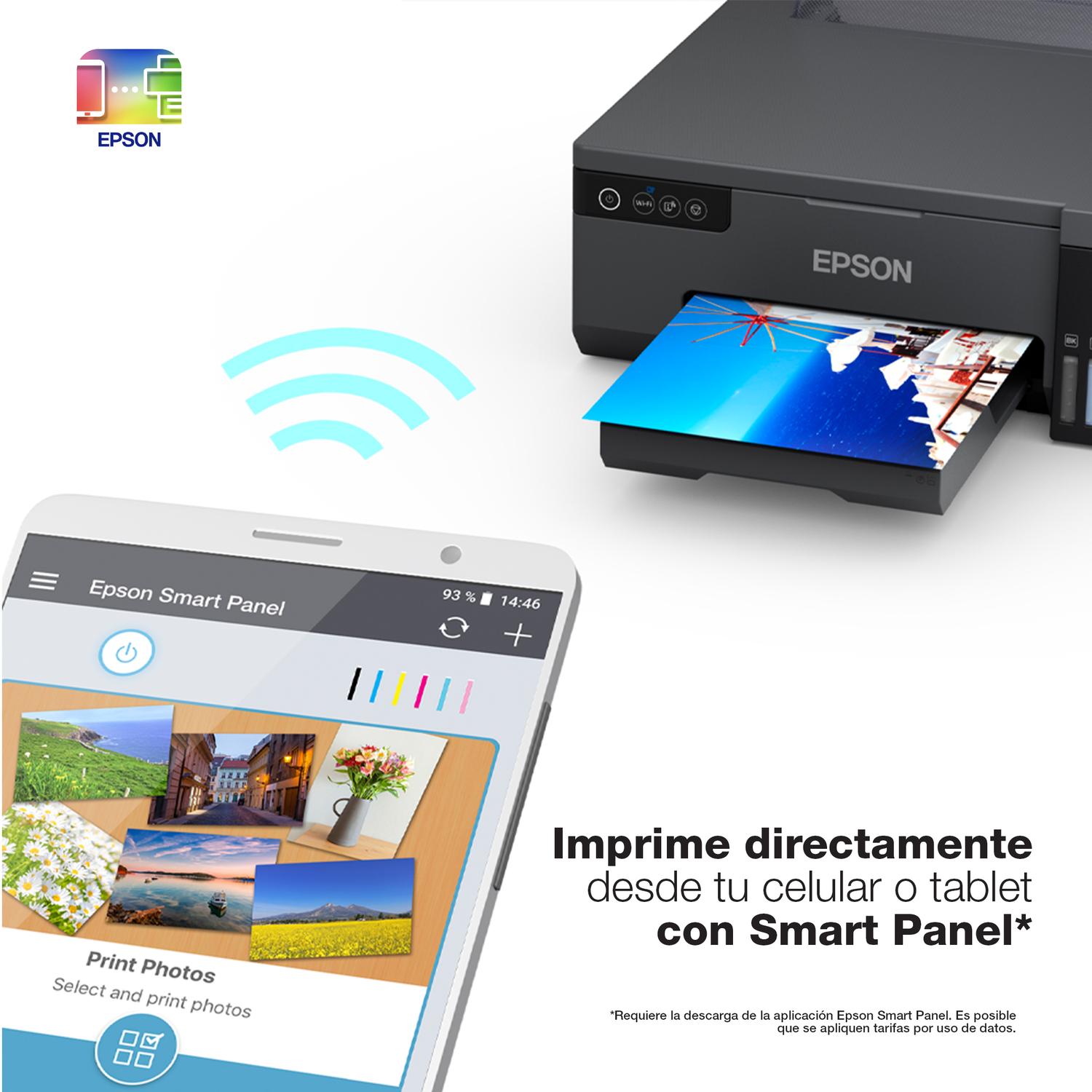 IMPRESORA EPSON ECOTANK FOTOGRÁFICA L8050 WI-FI - 6