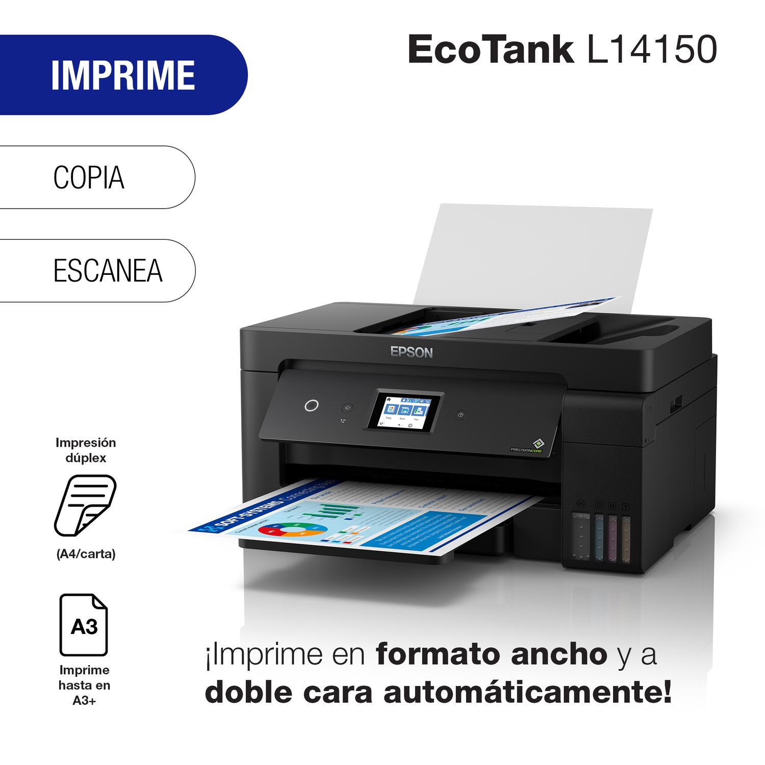 IMPRESORA EPSON MULTIFUNCIÓN 4 EN 1 ECOTANK L14150 WI-FI A3 - 6