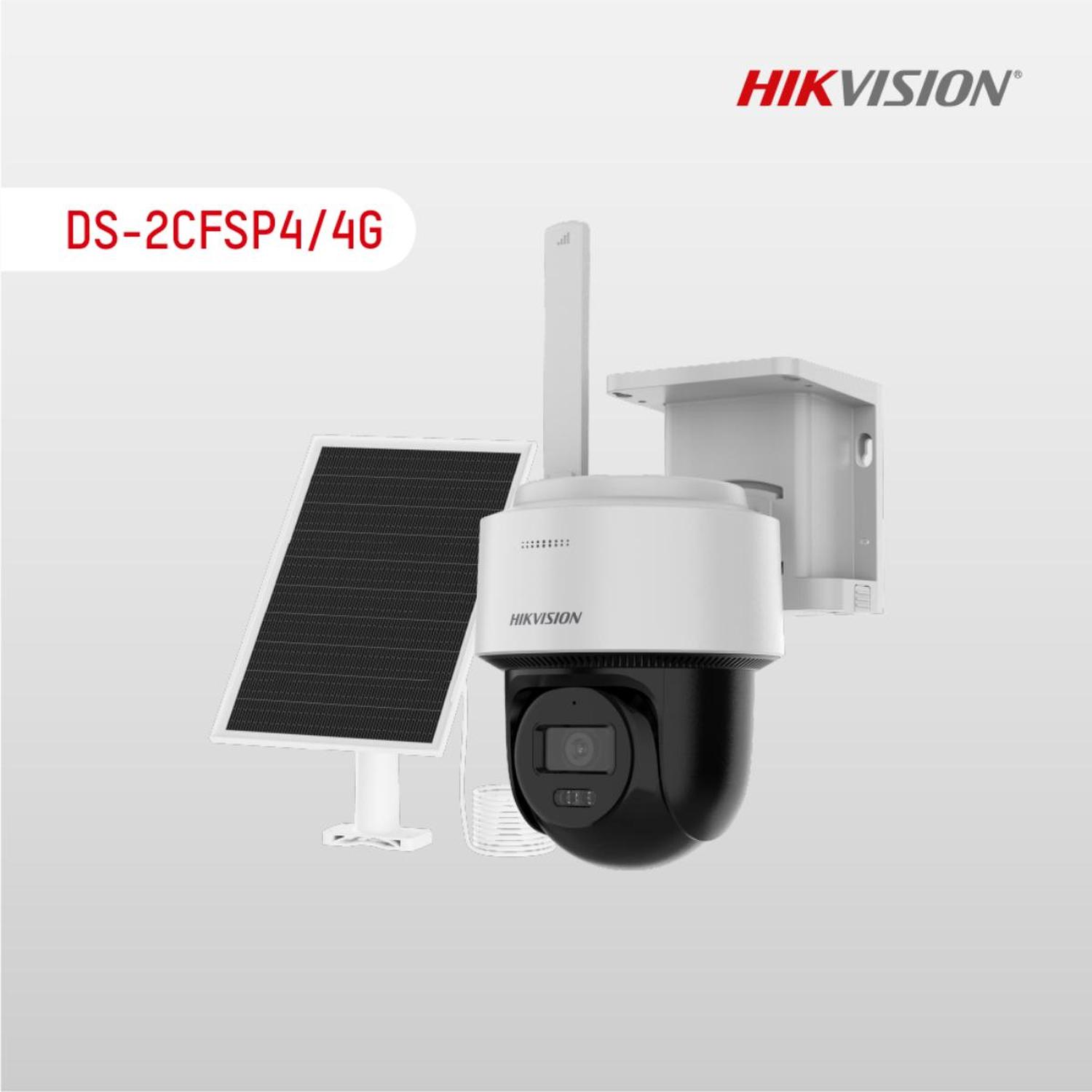HIKVISION CÁMARA PT 4MP CON PANEL SOLAR 4G - 1
