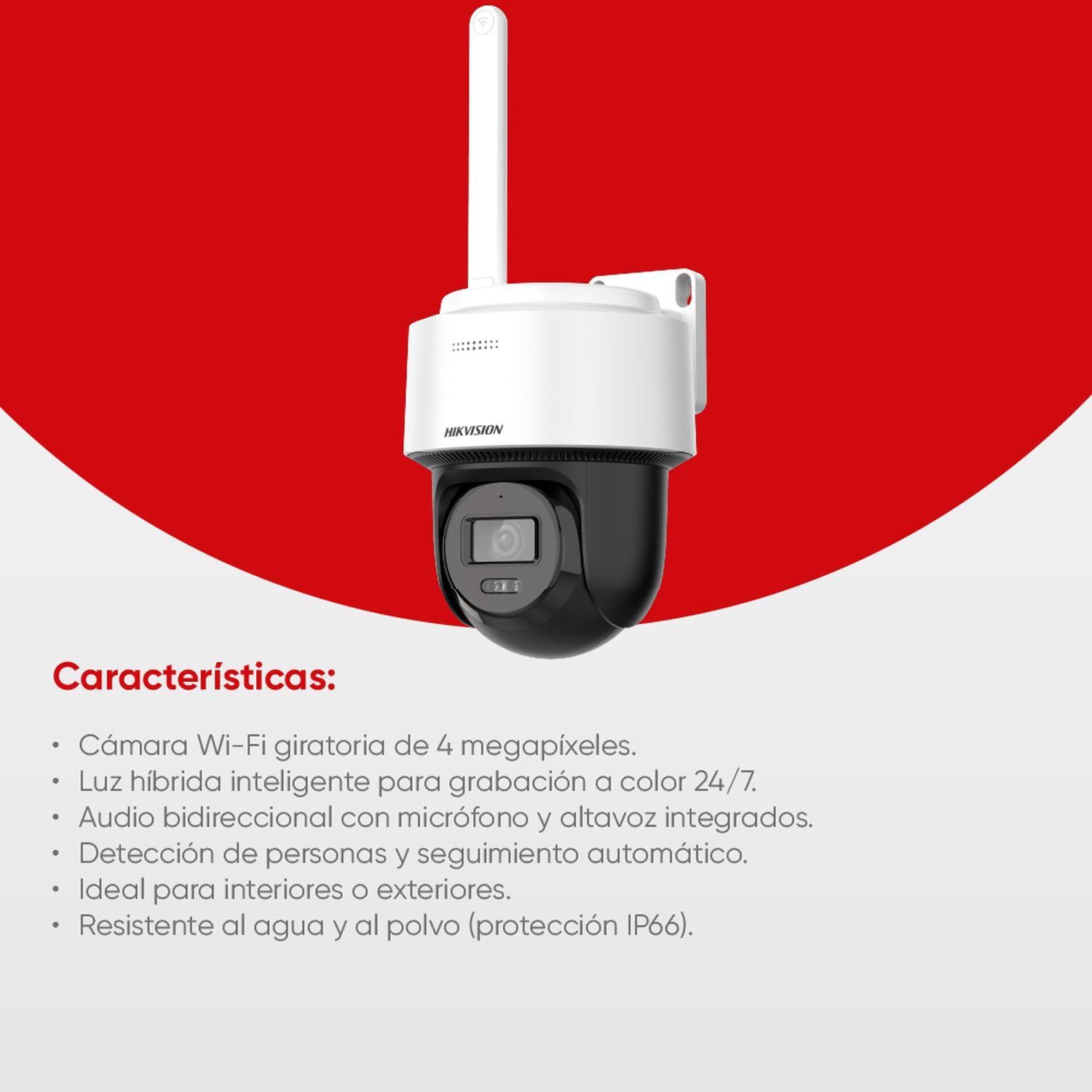 KIT EASYLINK PT GRANDE + BULLET 1 TERA ALMACENAMIENTO 4 MP HIKVISION - 4